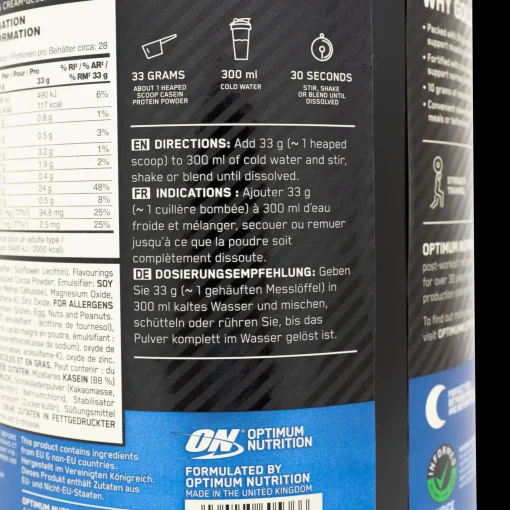 100 % Gold Standard Casein 908 G, Proteinpulver