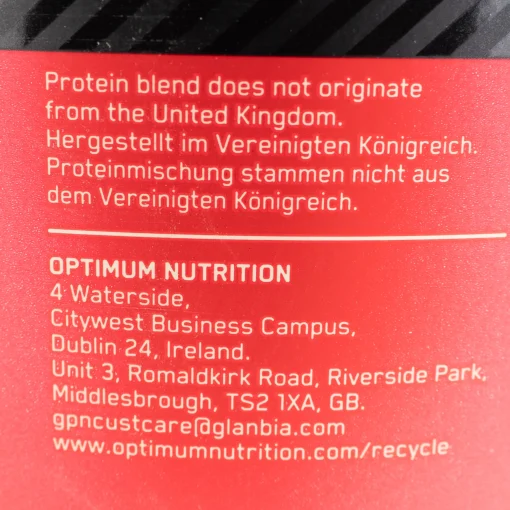 100 % Vassle Gold Standard 2270 G, Proteinpulver