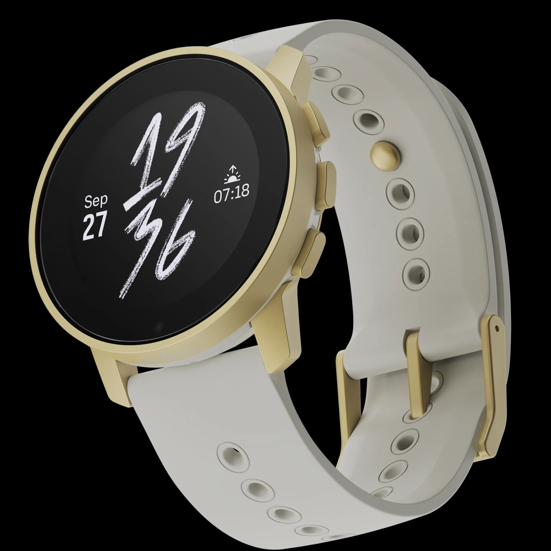 9 Peak Pro Pearl Gold, Multisportklocka Unisex