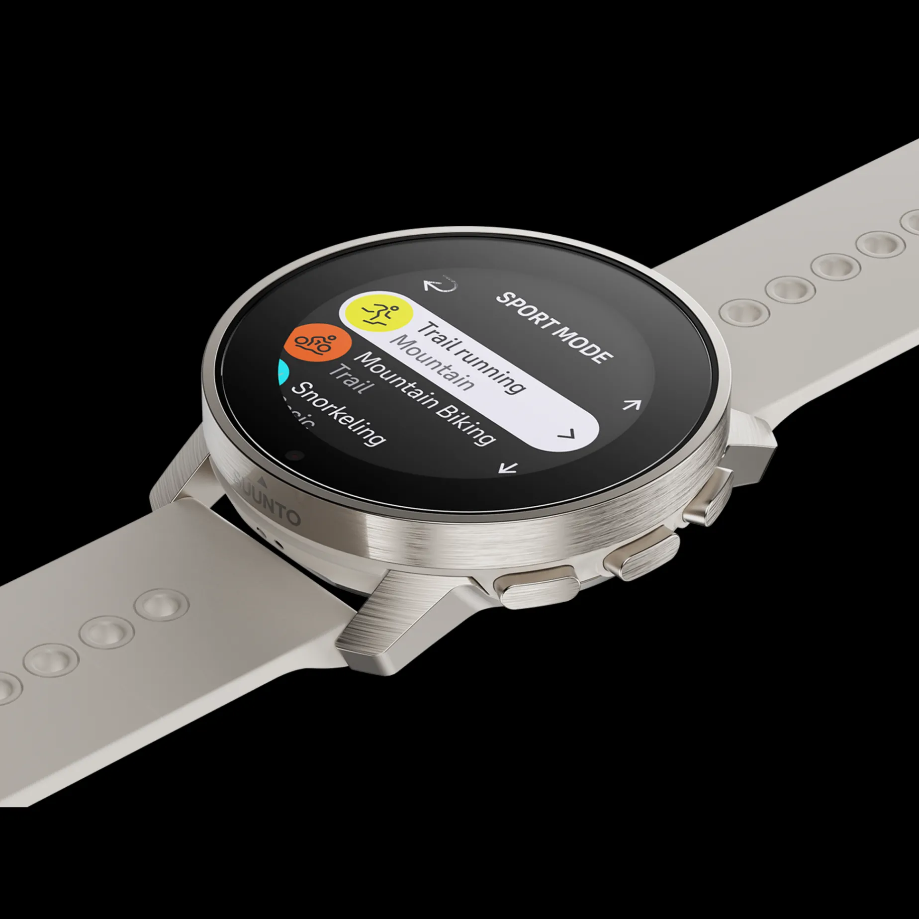 9 Peak Pro Titanium Sand, Multisportklocka Unisex