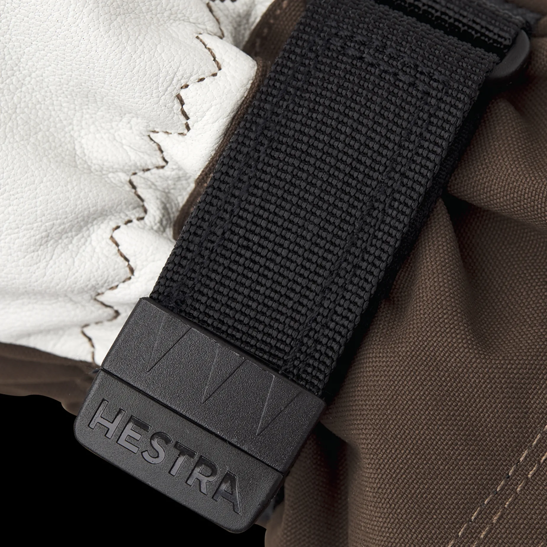 Alpine Mitten Army Leather Heli Ski 22/23