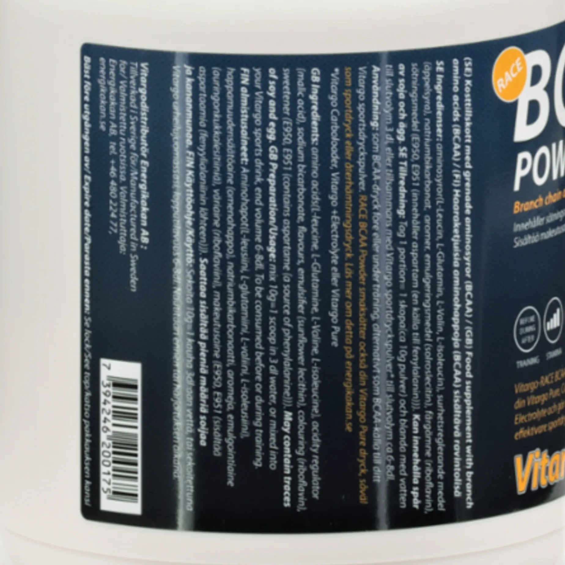 Bcaa Race 500G, Kosttillskott