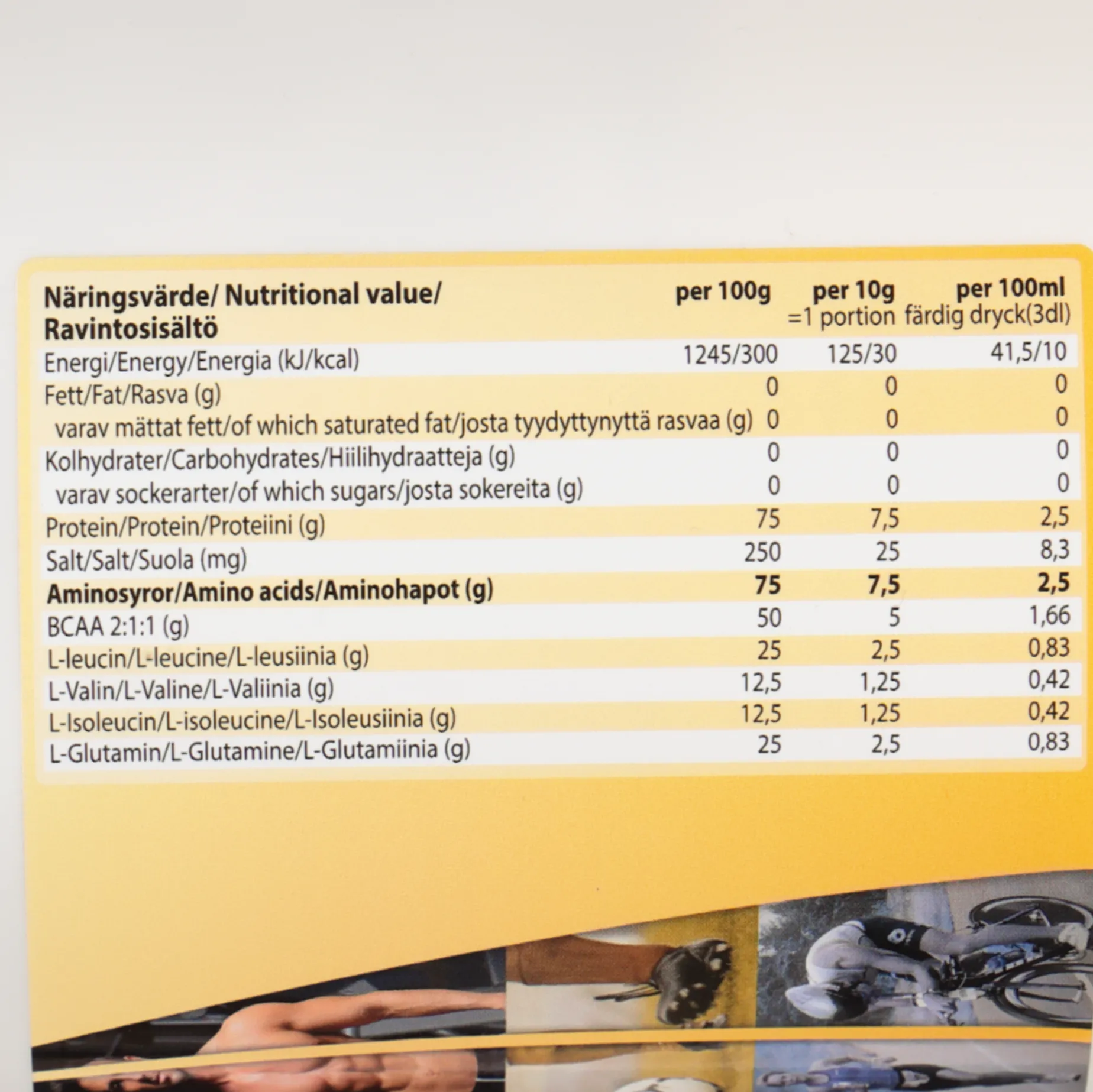 Bcaa Race 500G, Kosttillskott
