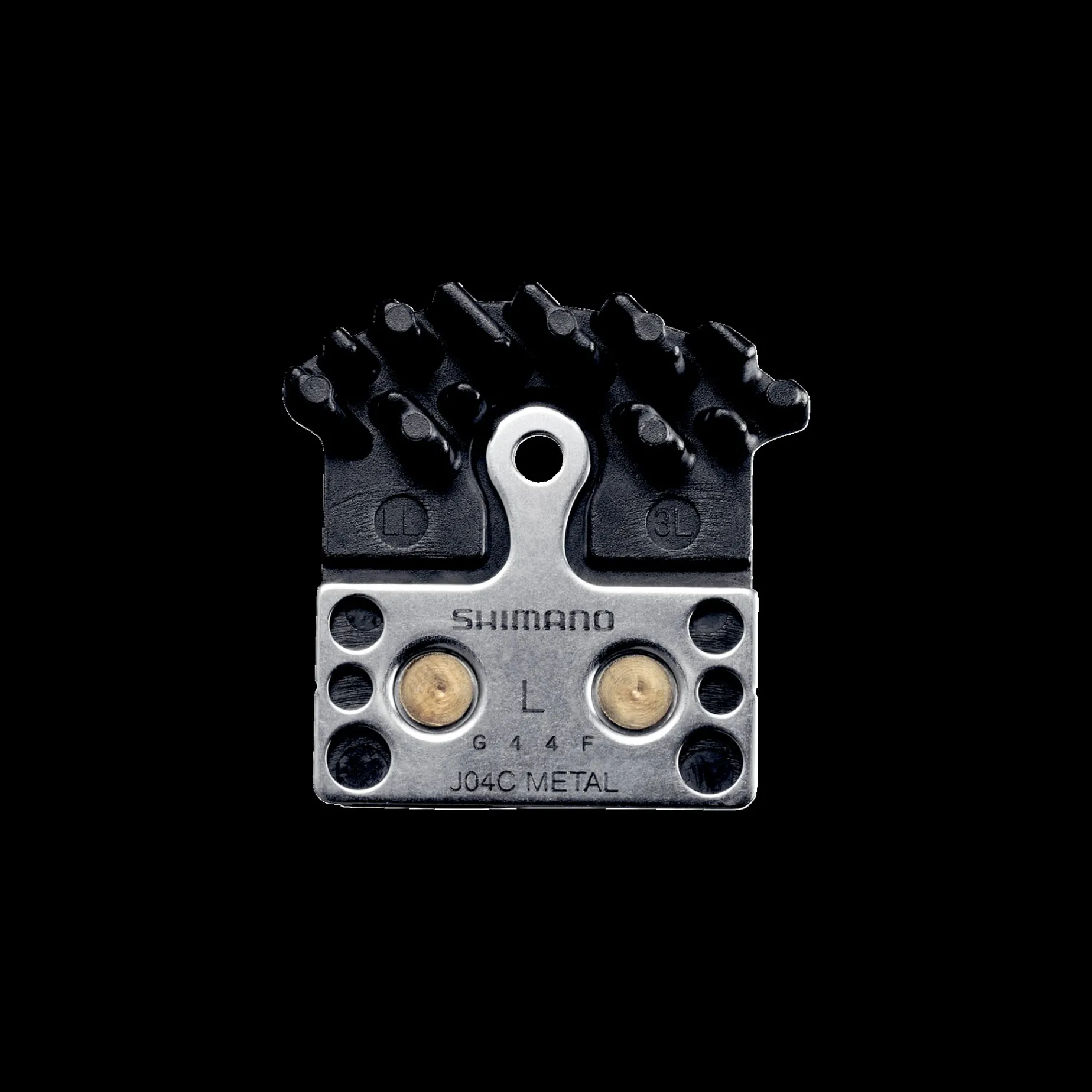 Brake Pads Xtr-Deore Metal W/Cooling Ribs, Bromsklossar