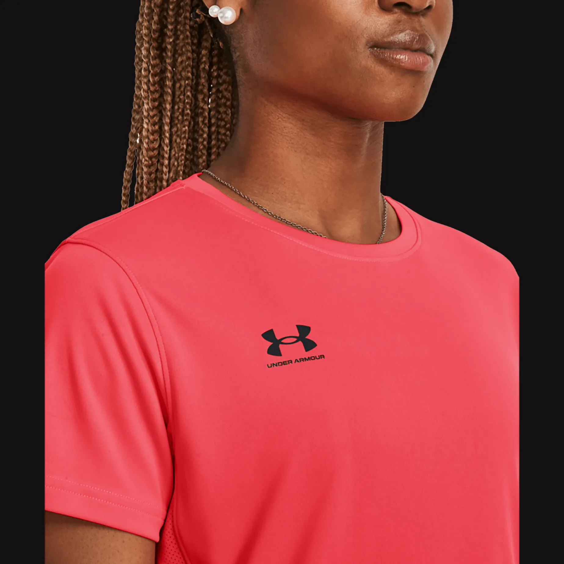 Challenger Training Short Sleeve, T-Shirt, Dam