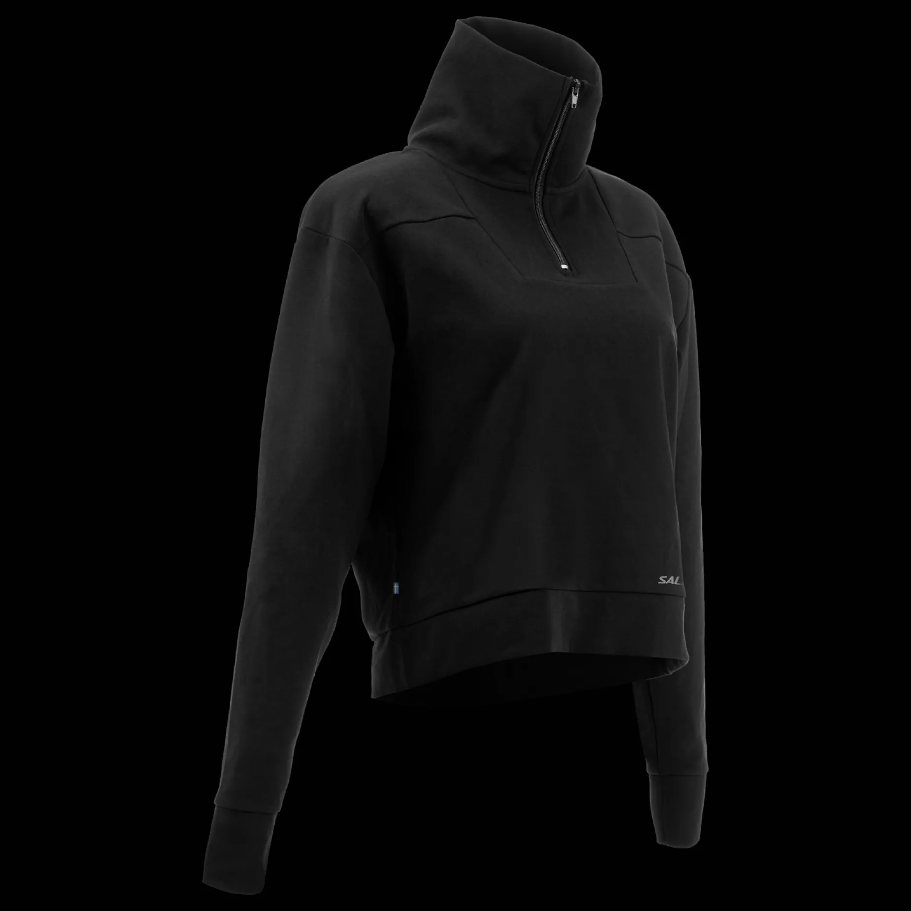 Classic Cropped Sweatshirt, Cropped Traningstroja, Dam