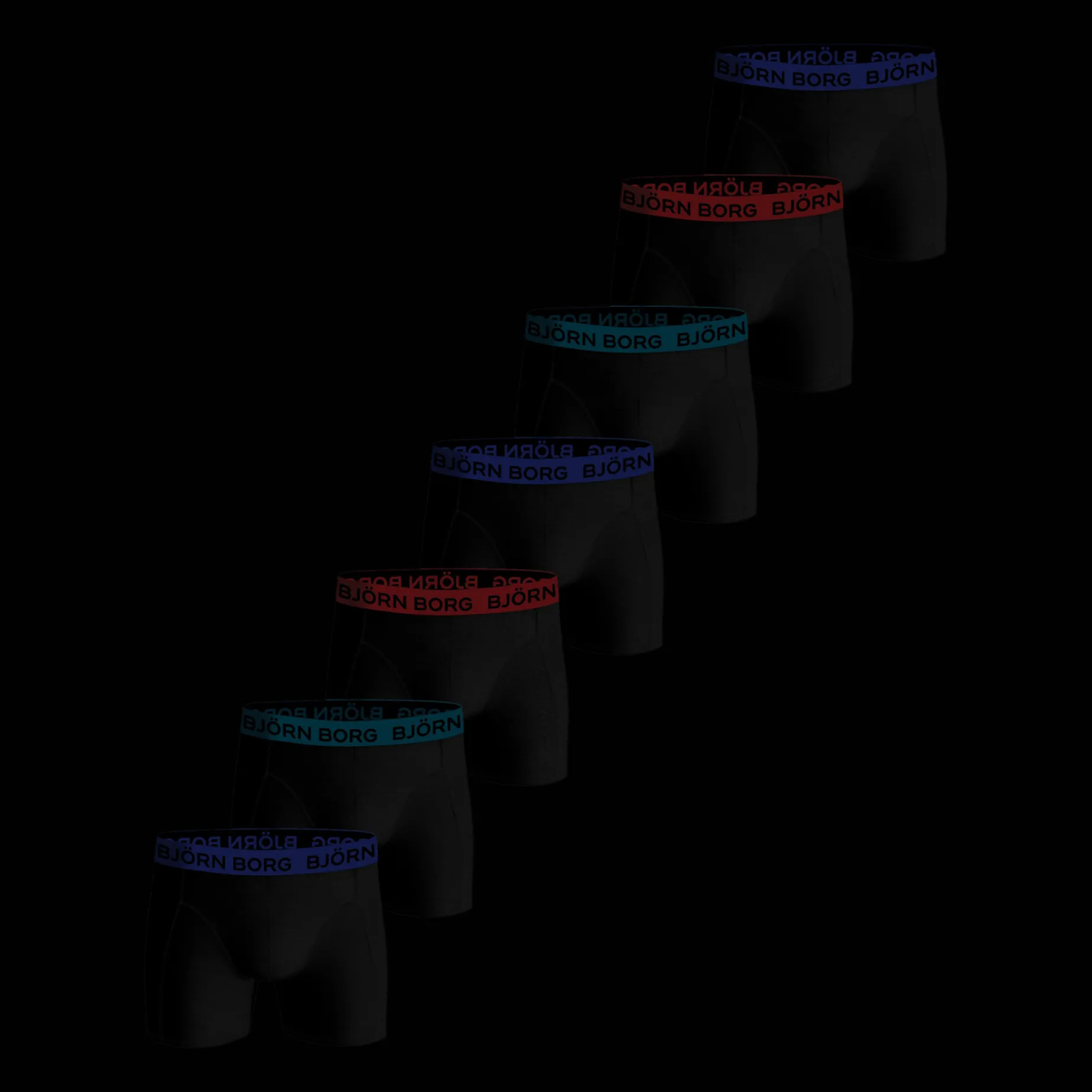 Cotton Stretch Boxer 7Pk, Boxer Herr