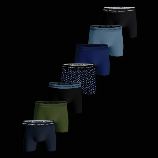 Cotton Stretch Boxer 7Pk, Boxer Herr