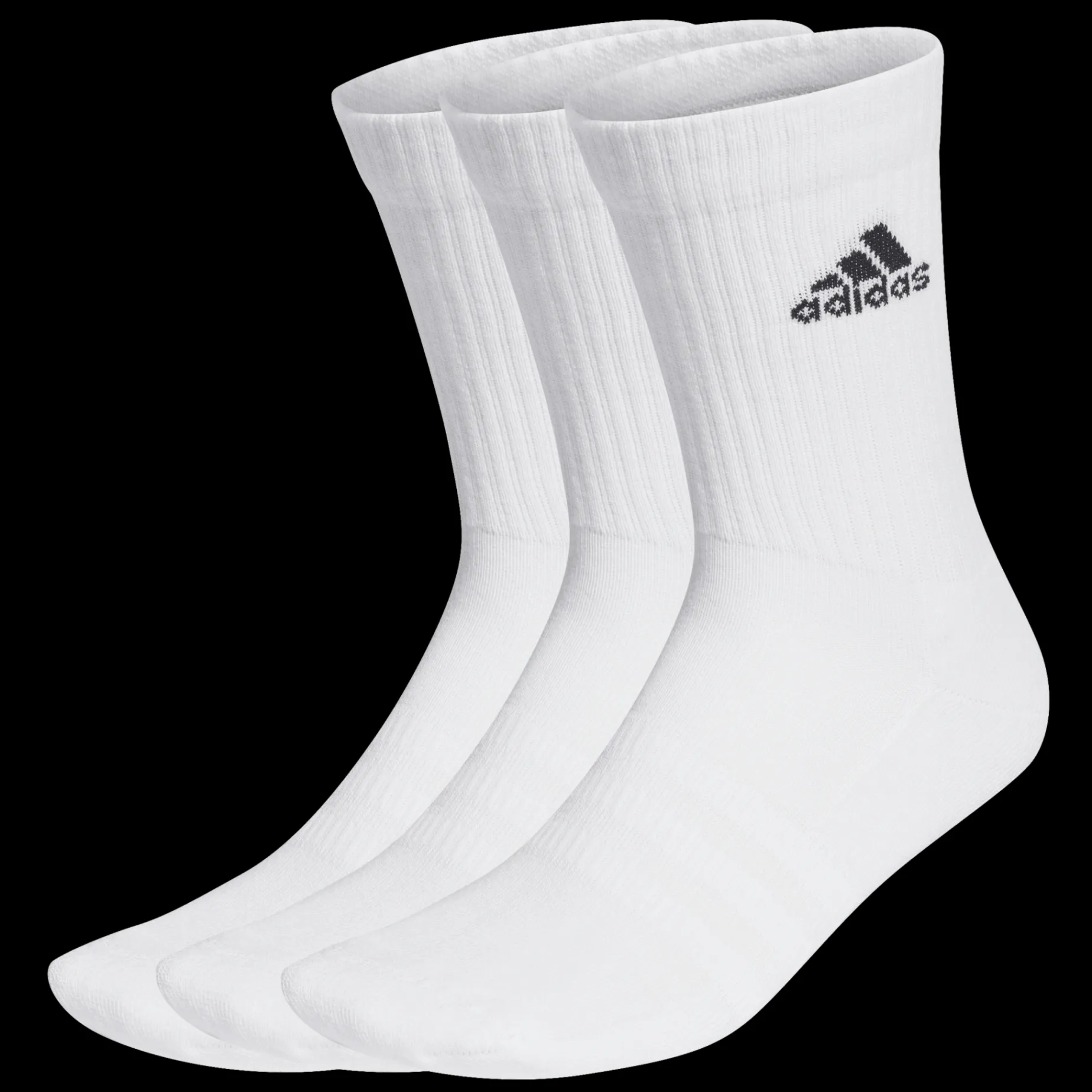 Cushioned Crew Socks 3 Pairs, Tennisstrumpor, Unisex