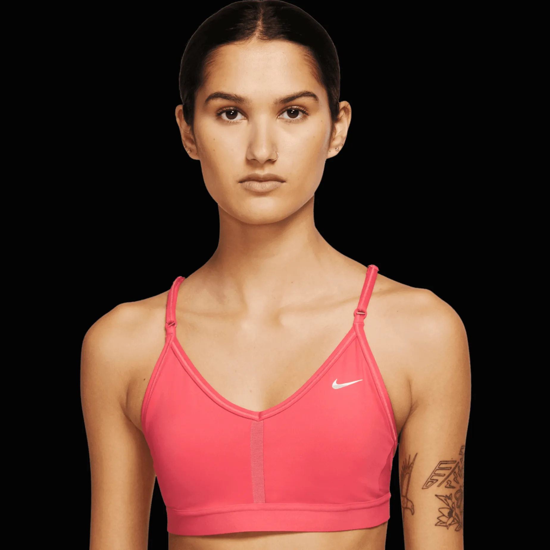 Dri-Fit Indy V-Neck Bra, Sport-Bh Dam