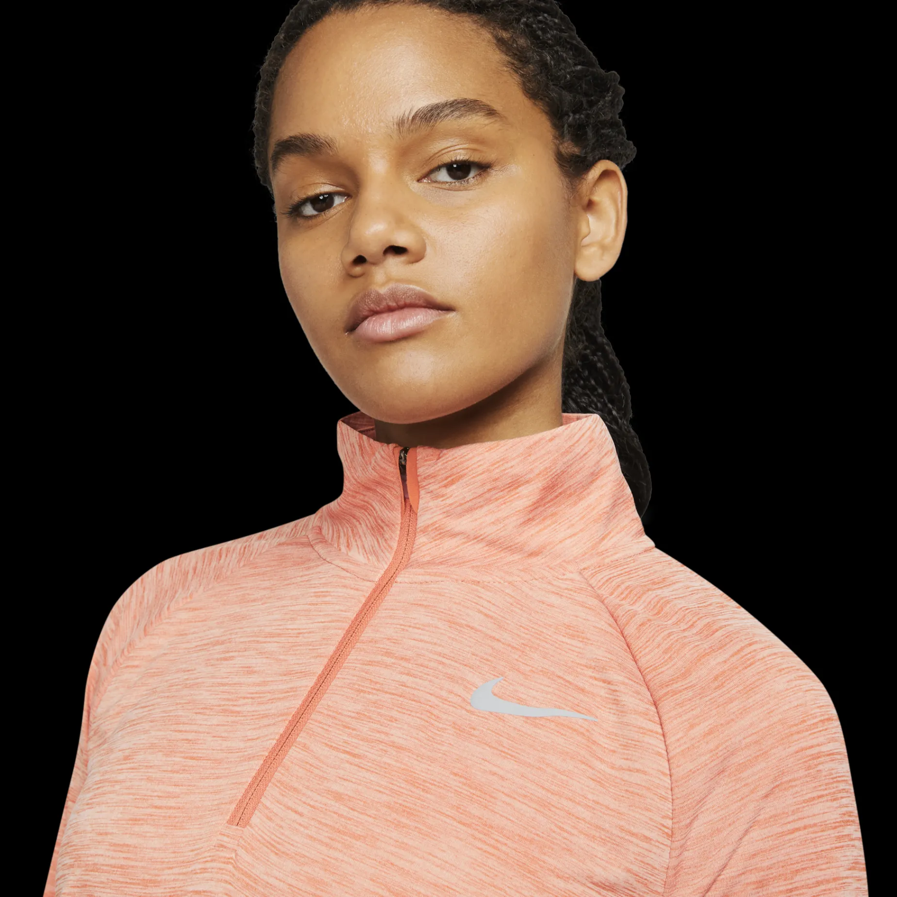 Dri-Fit Pacer Half Zip, Traningstroja, Dam
