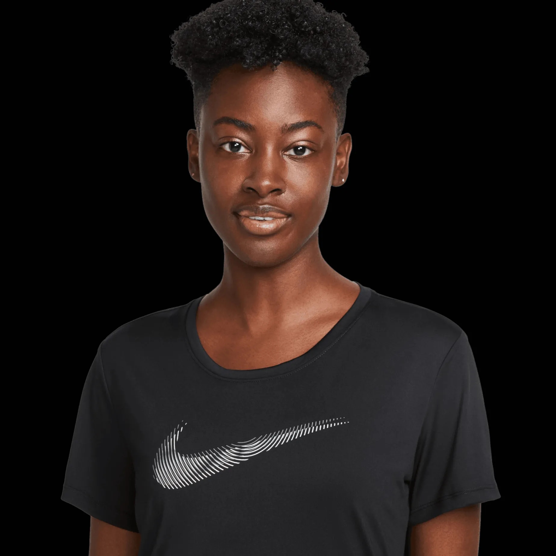 Dri-Fit Swoosh Short Sleeve Top, T-Shirt, Dam