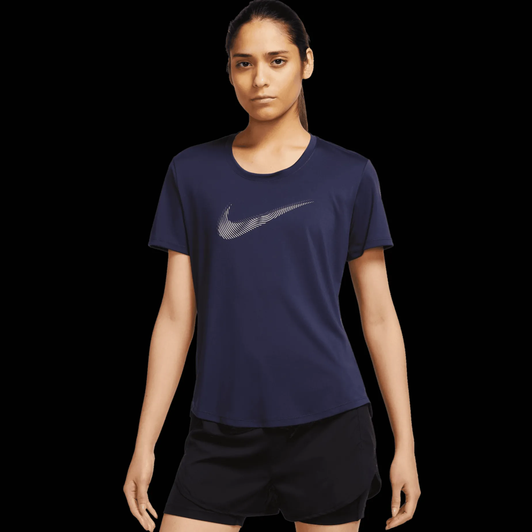Dri-Fit Swoosh Short Sleeve Top, T-Shirt, Dam