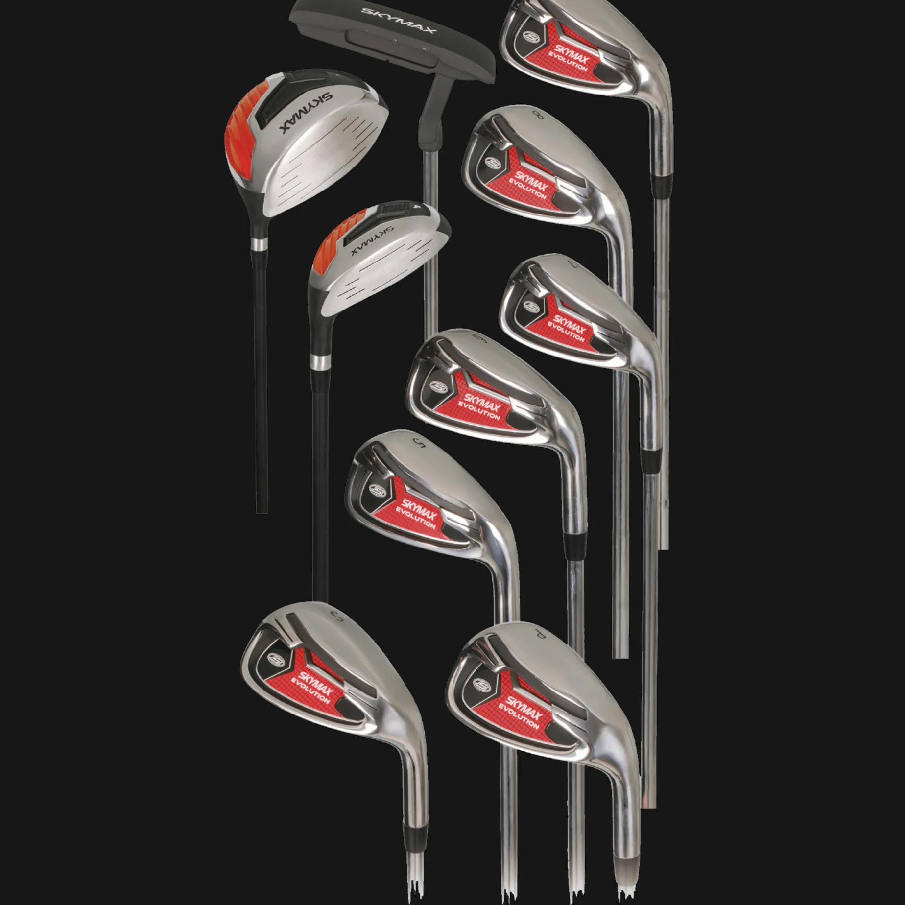 Evolution Full Set Right Hand, Golfset Herr