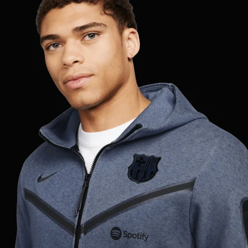 Fc Barcelona Techfleece Hoodie, Huvtroja, Unisex