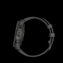 Fenix 7 Sapphire, Crbn Gry Dlc Ti W/Blk Band, Multisportklocka Unisex