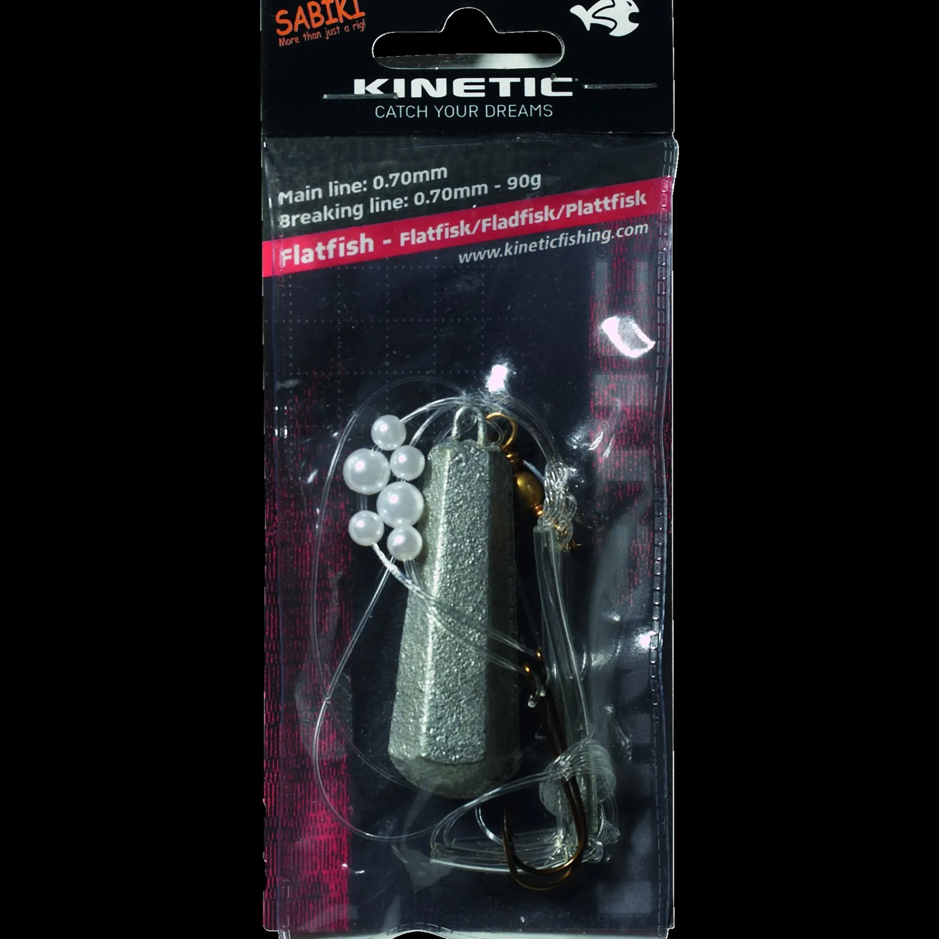 Flatfish 90 G, Tackel