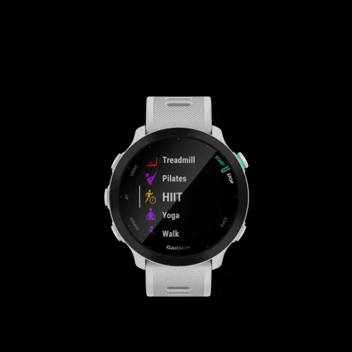 Forerunner 55, White, Gps-Loparklocka