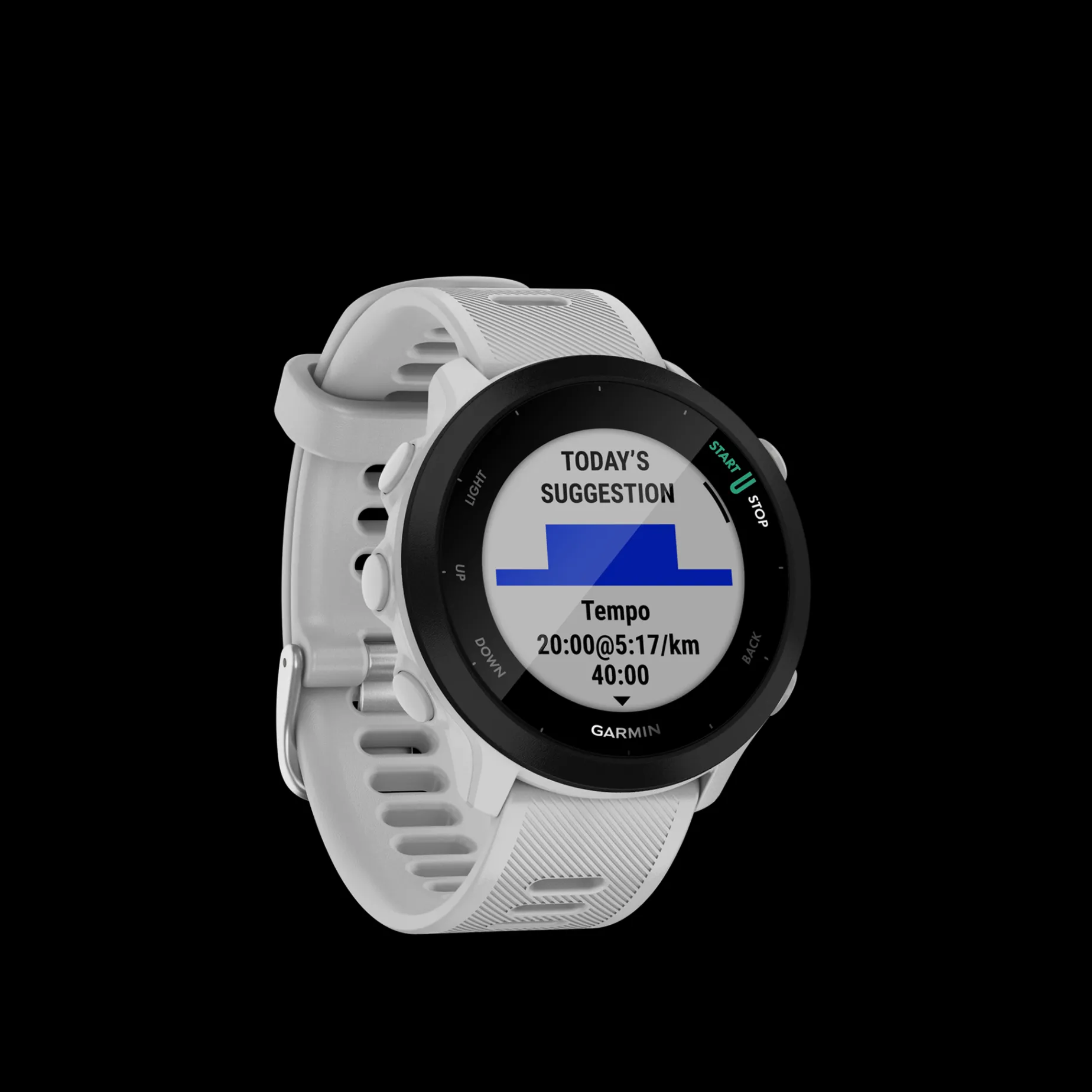 Forerunner 55, White, Gps-Loparklocka