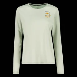 Fujitrail Logo Long Sleeve Top, Traningstroja, Dam