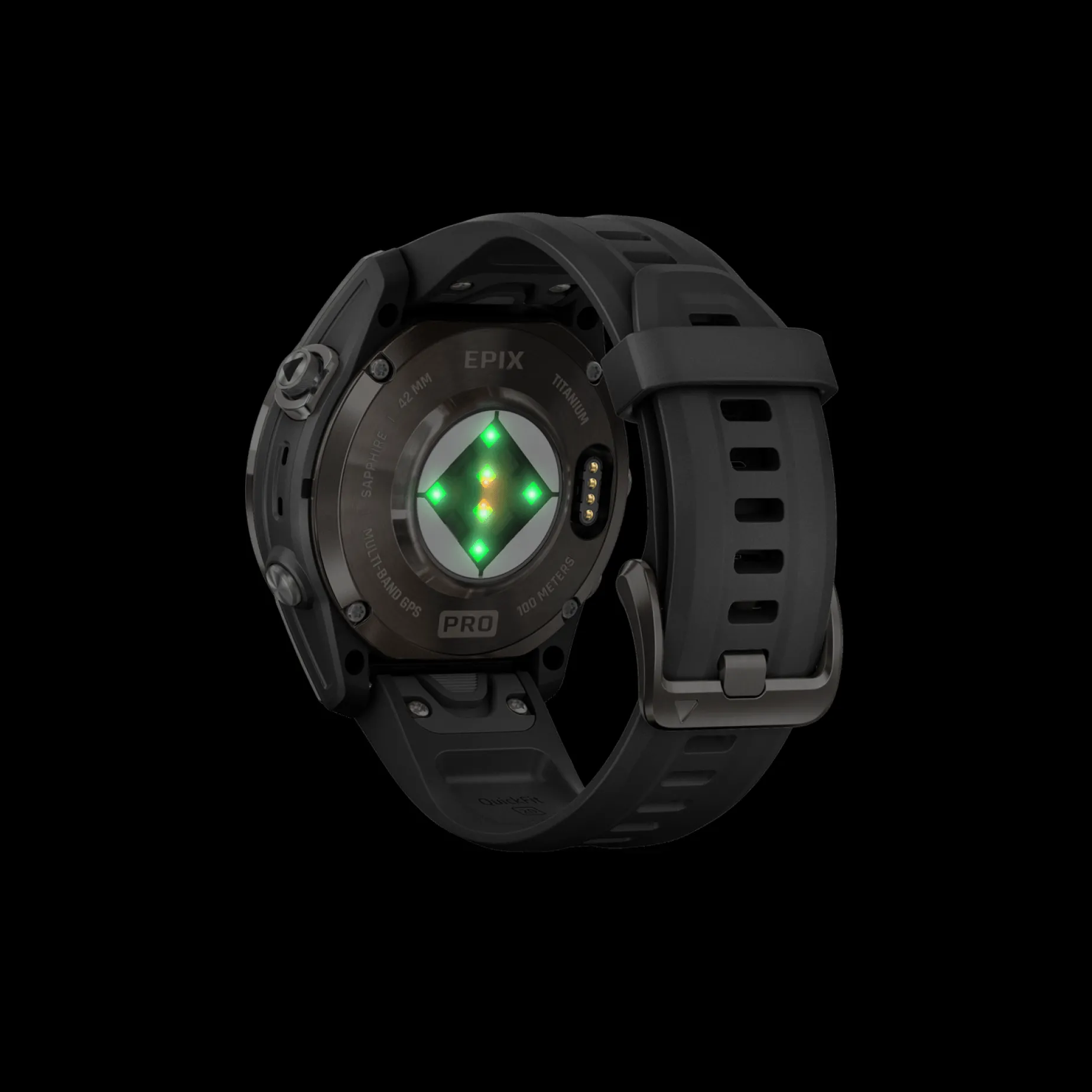 Garmin Epix Pro (Gen 2) Sapphire Edition 42Mm, Carbon Gray, Smartklocka Med Amoled-Skarm, Unisex