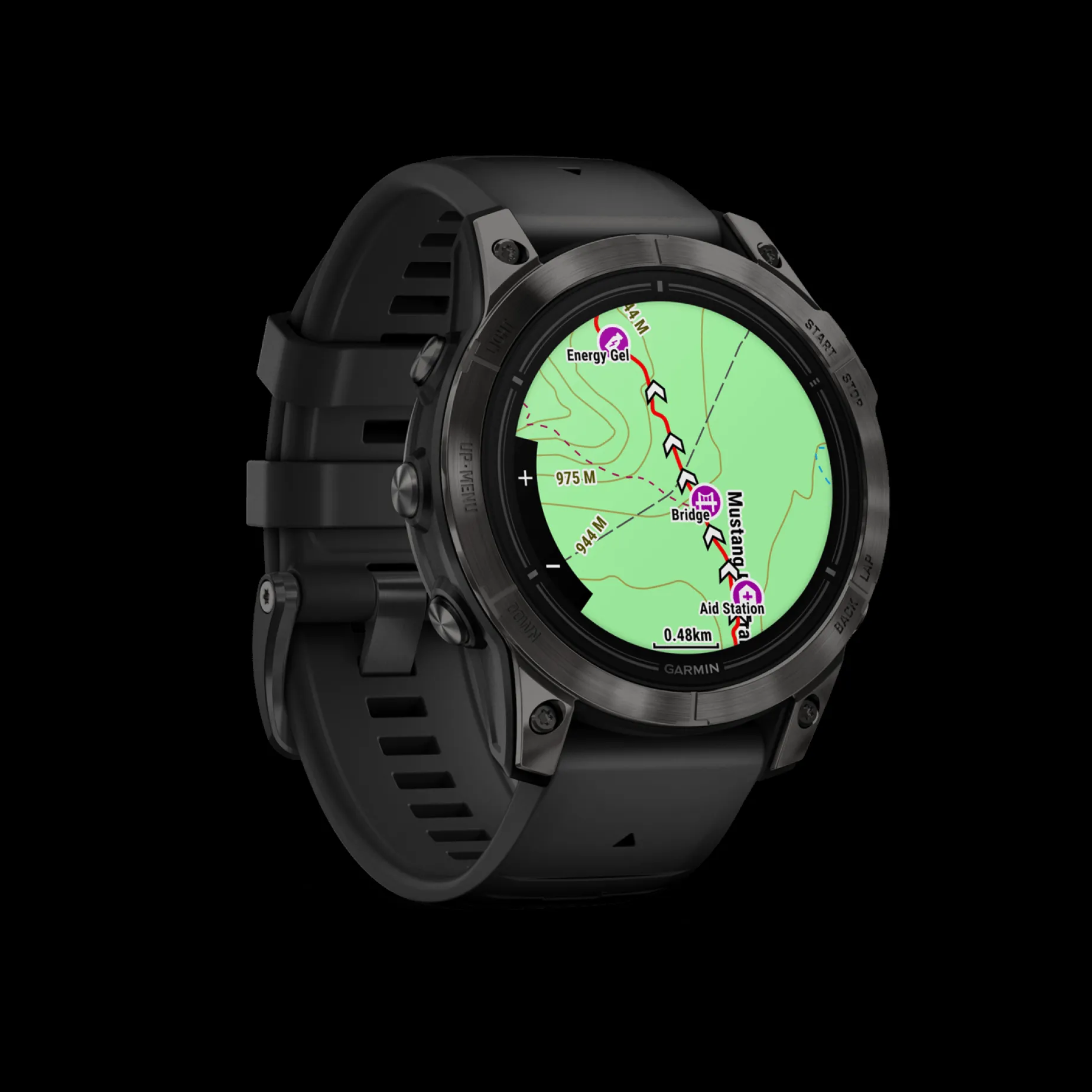 Garmin Epix Pro (Gen 2) Sapphire Edition 47Mm, Carbon Gray, Smartklocka Med Amoled-Skarm, Unisex