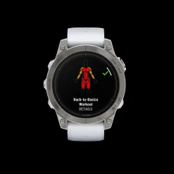 Garmin Epix Pro (Gen 2) Sapphire Edition 47Mm, Whitestone, Smartklocka Med Amoled-Skarm, Unisex