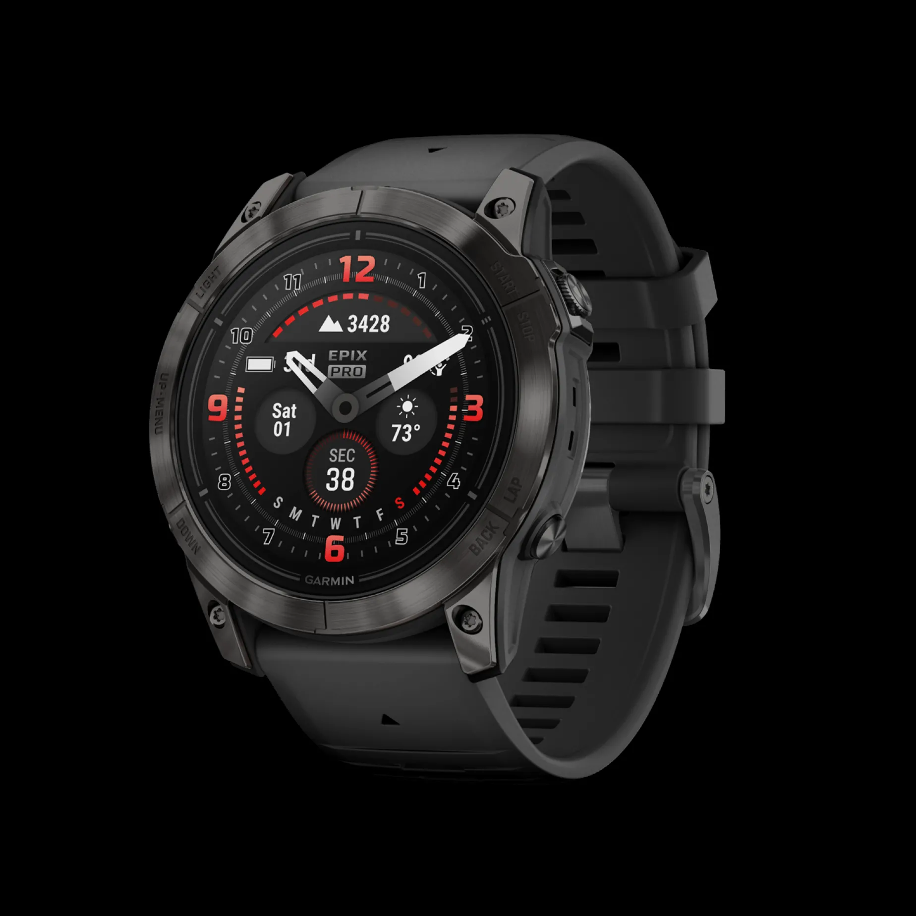 Garmin Epix Pro (Gen 2) Sapphire Edition 51Mm, Carbon Gray, Smartwatch Med Amoled-Display, Unisex
