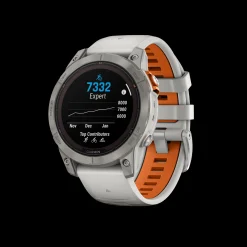 Garmin Fenix 7 Pro Sapphire Solar Edition, Fog Gray, Orange, Gps Smartklocka, Unisex