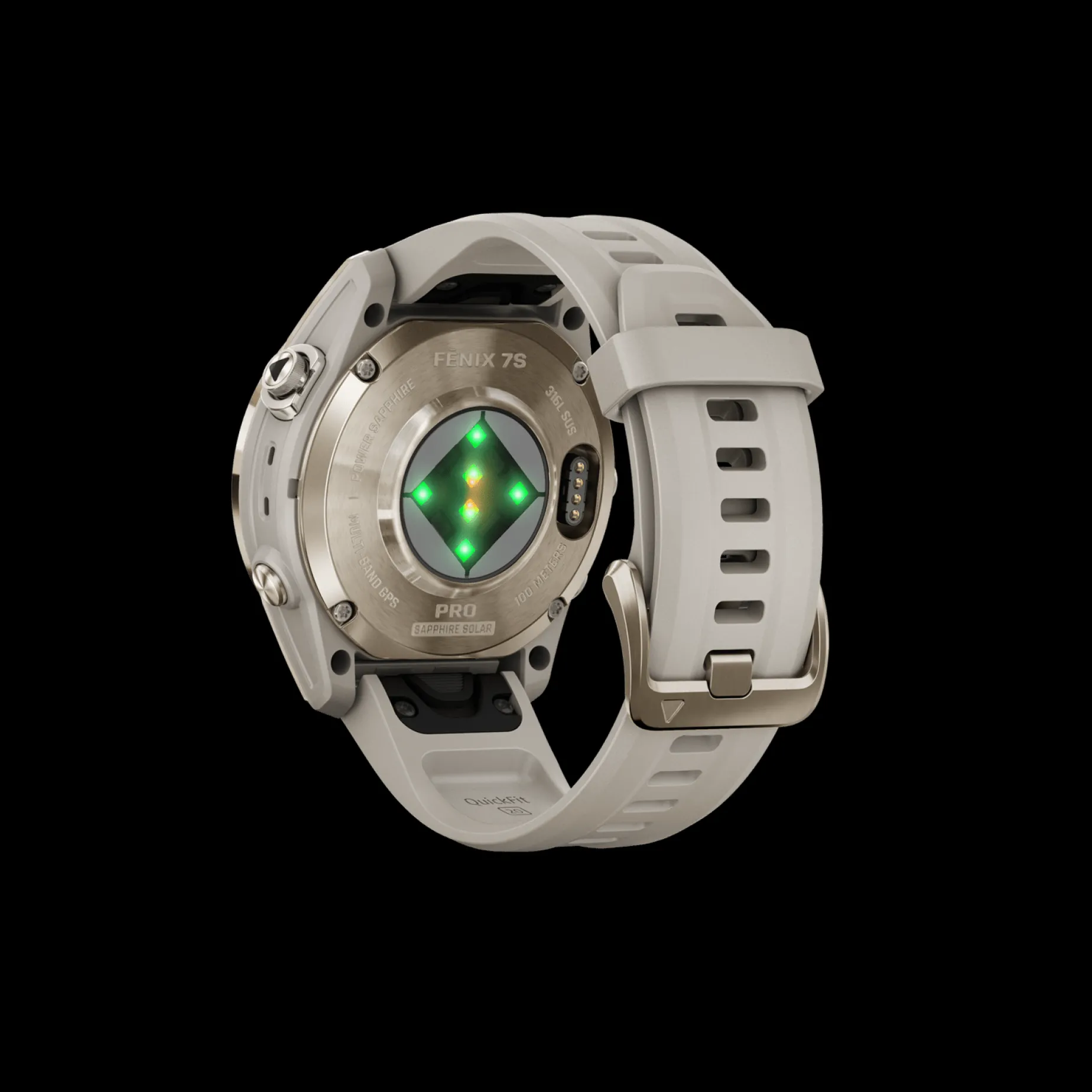 Garmin Fenix 7 Pro Sapphire Solar Edition, Soft Gold, Gps Smartklocka, Unisex