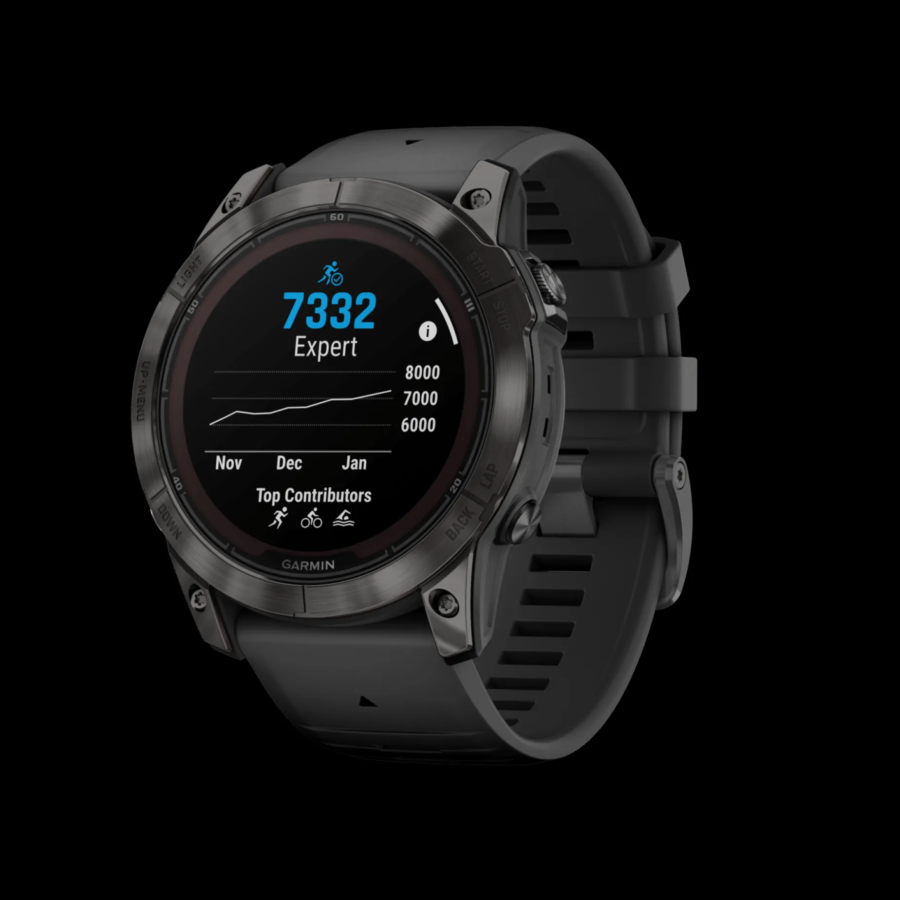 Garmin Fenix 7X Pro Sapphire Solar Edition, Carbon Gray, Gps Smartklocka, Unisex
