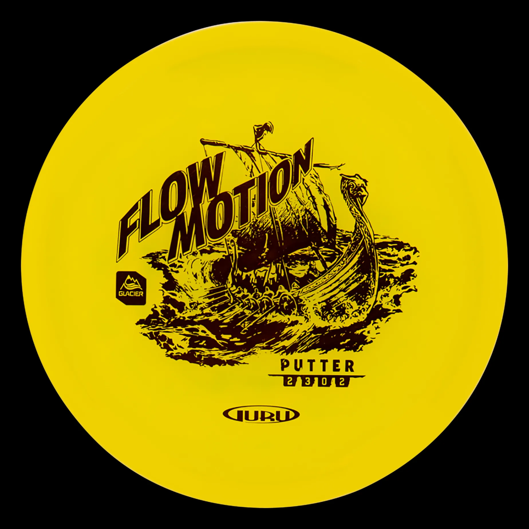 Glacier Line Putter Flow Motion, 170-175G Blue, Putter Frisbeegolf