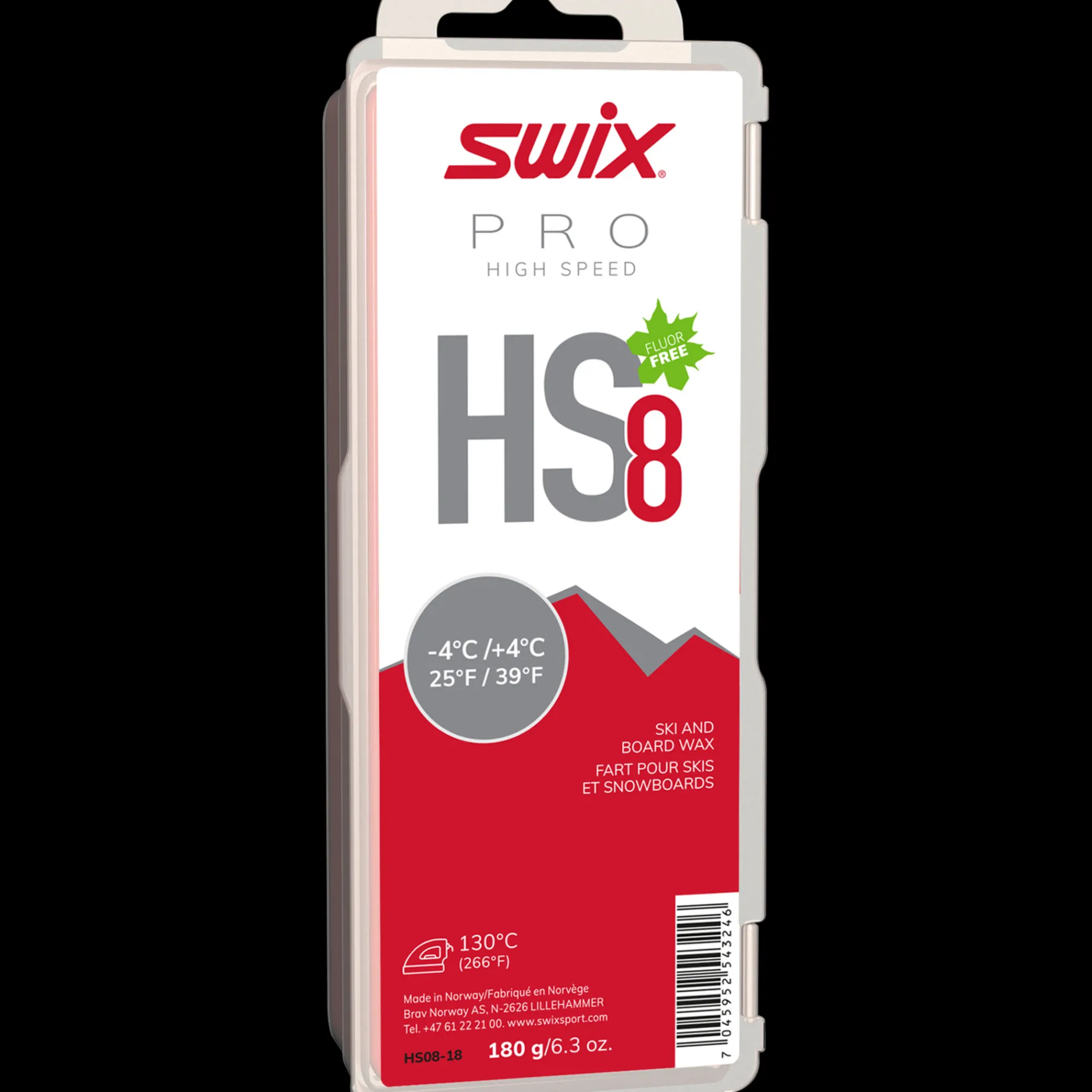 Glider Hs8 Red, -4°C/+4°C, 180G 23/24, Glidvalla