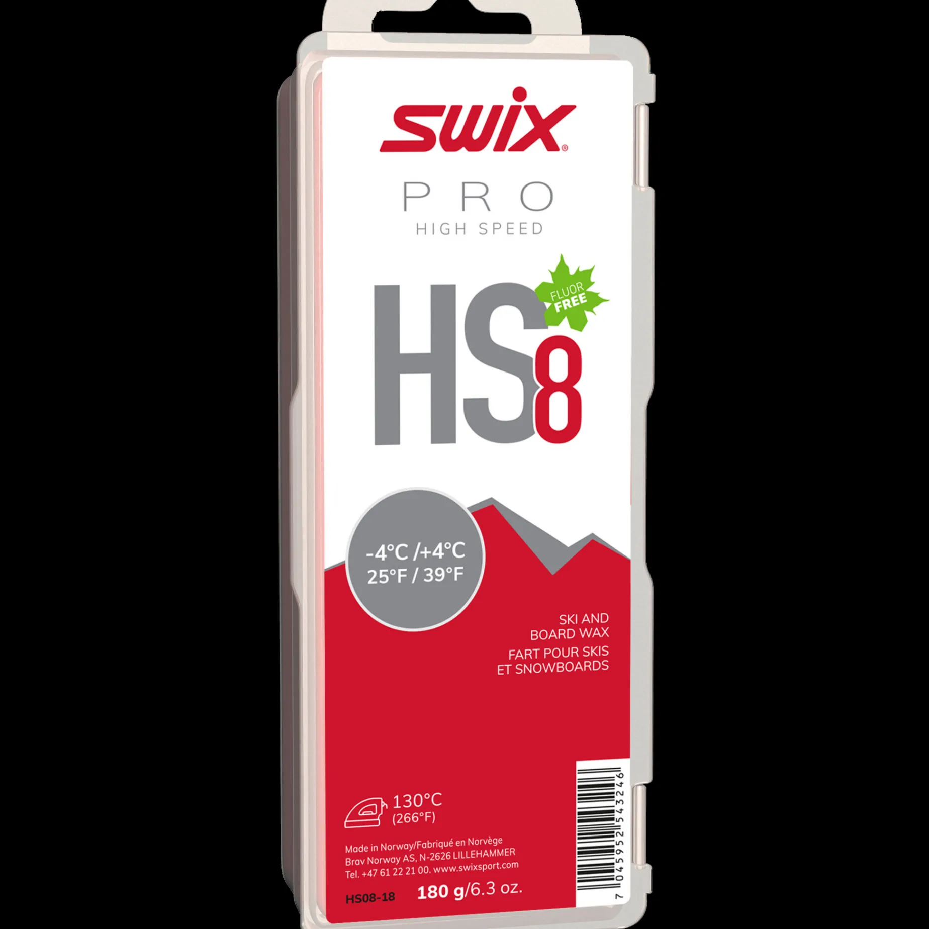 Glider Hs8 Red, -4°C/+4°C, 180G 23/24, Glidvalla