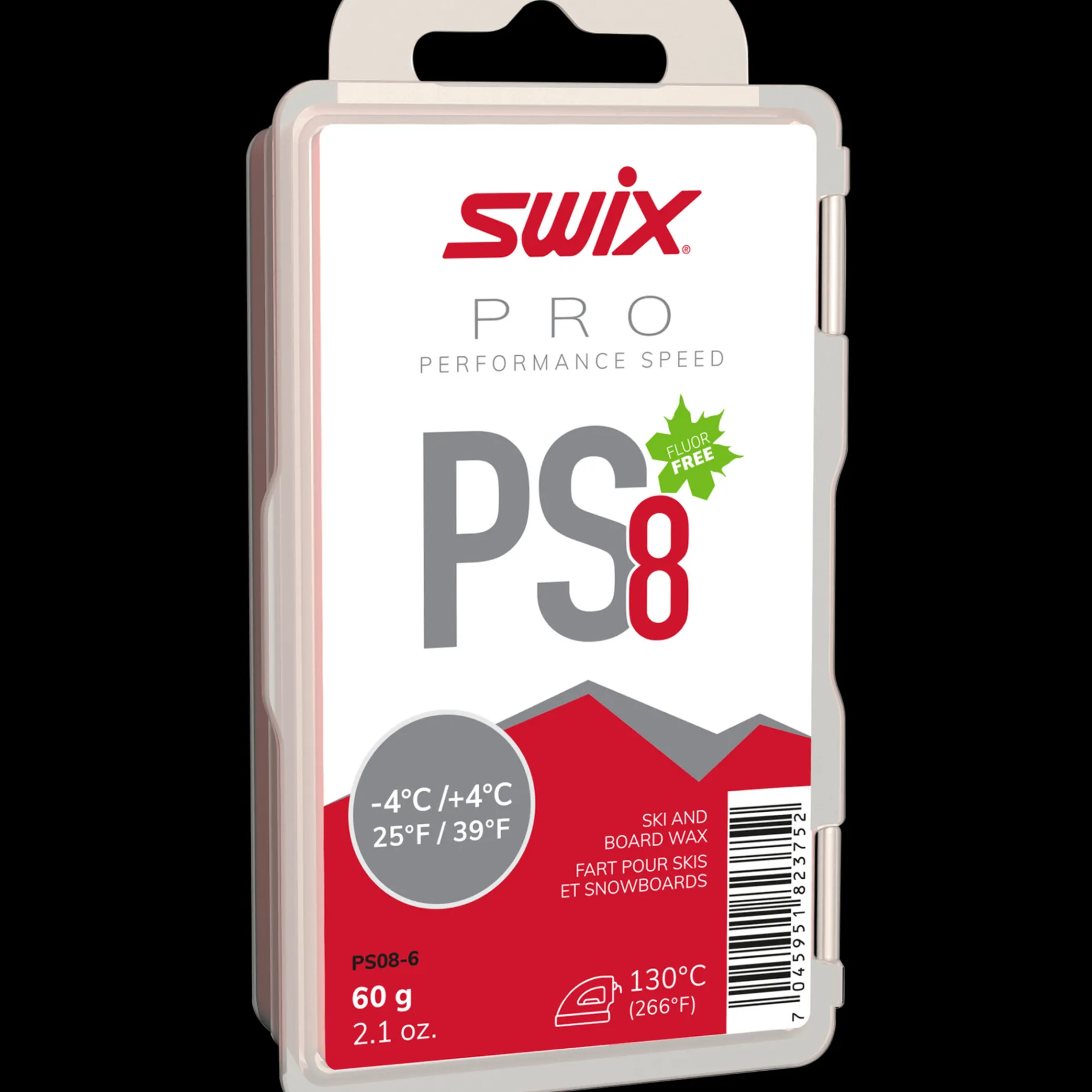 Glider Ps8 Red, -4°C/+4°C, 60G 23/24, Glidvalla