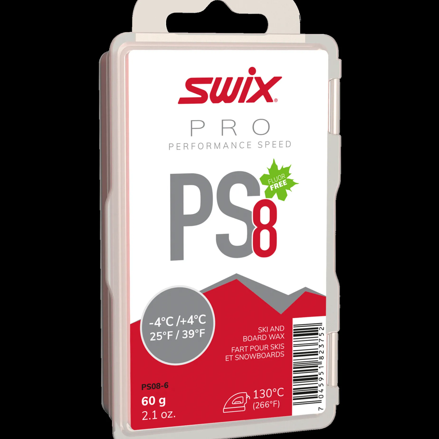 Glider Ps8 Red, -4°C/+4°C, 60G 23/24, Glidvalla