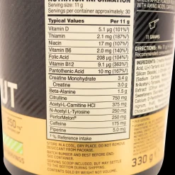 Gold Standard Pre Workout 330 G, Pre-Workout