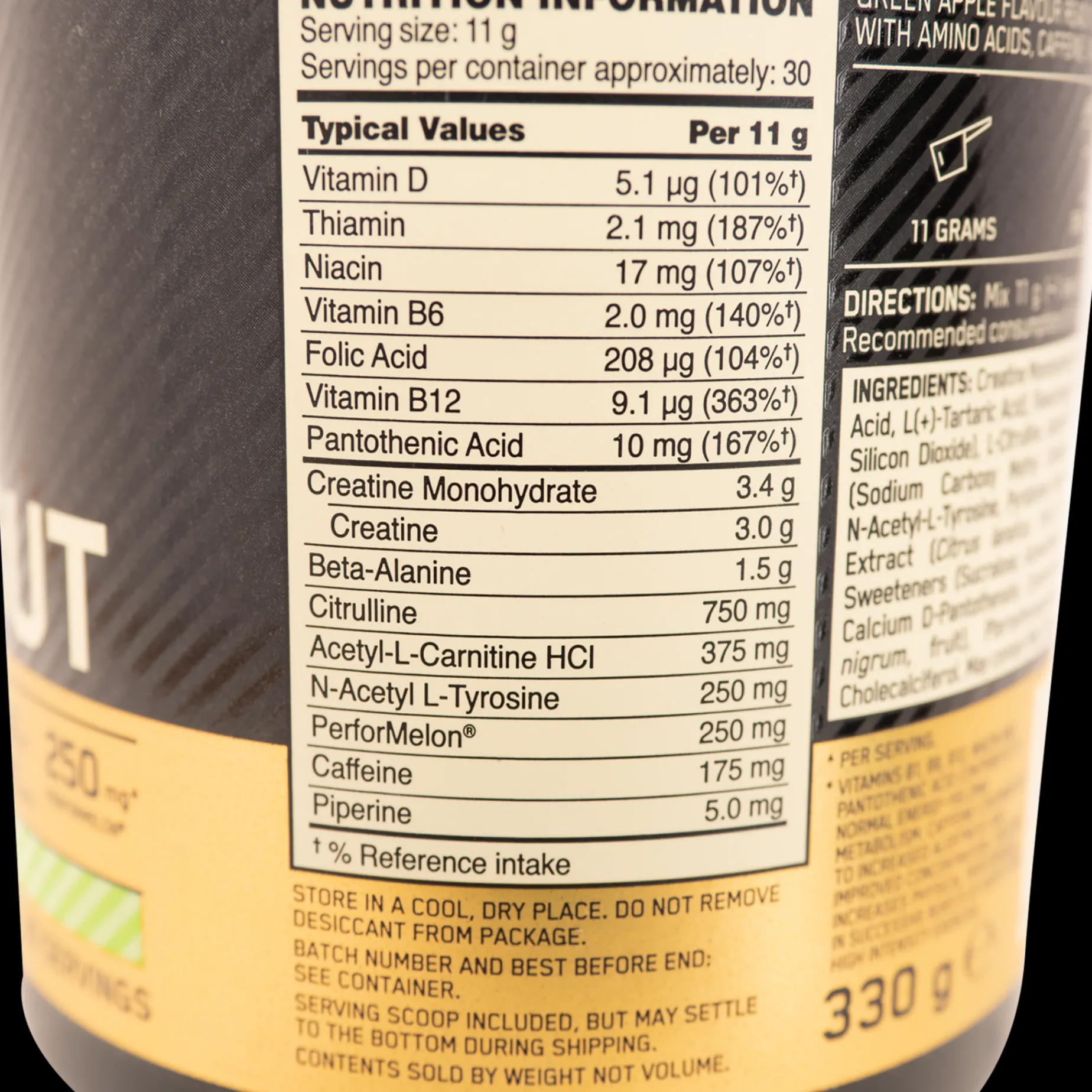Gold Standard Pre Workout 330 G, Pre-Workout