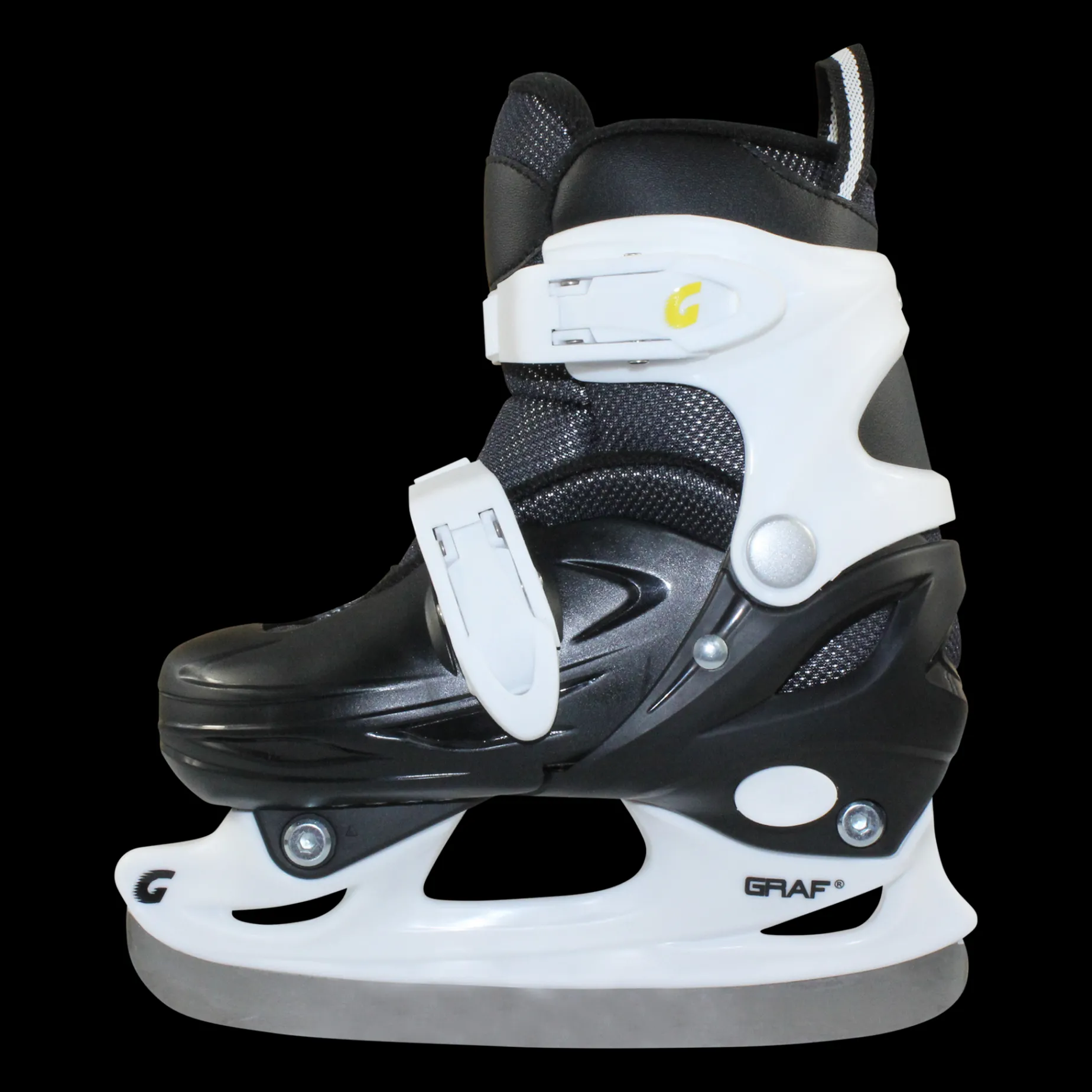 Graf Kid Adjustable Hardshell Ice Skate, Hockeyskridsko Barn