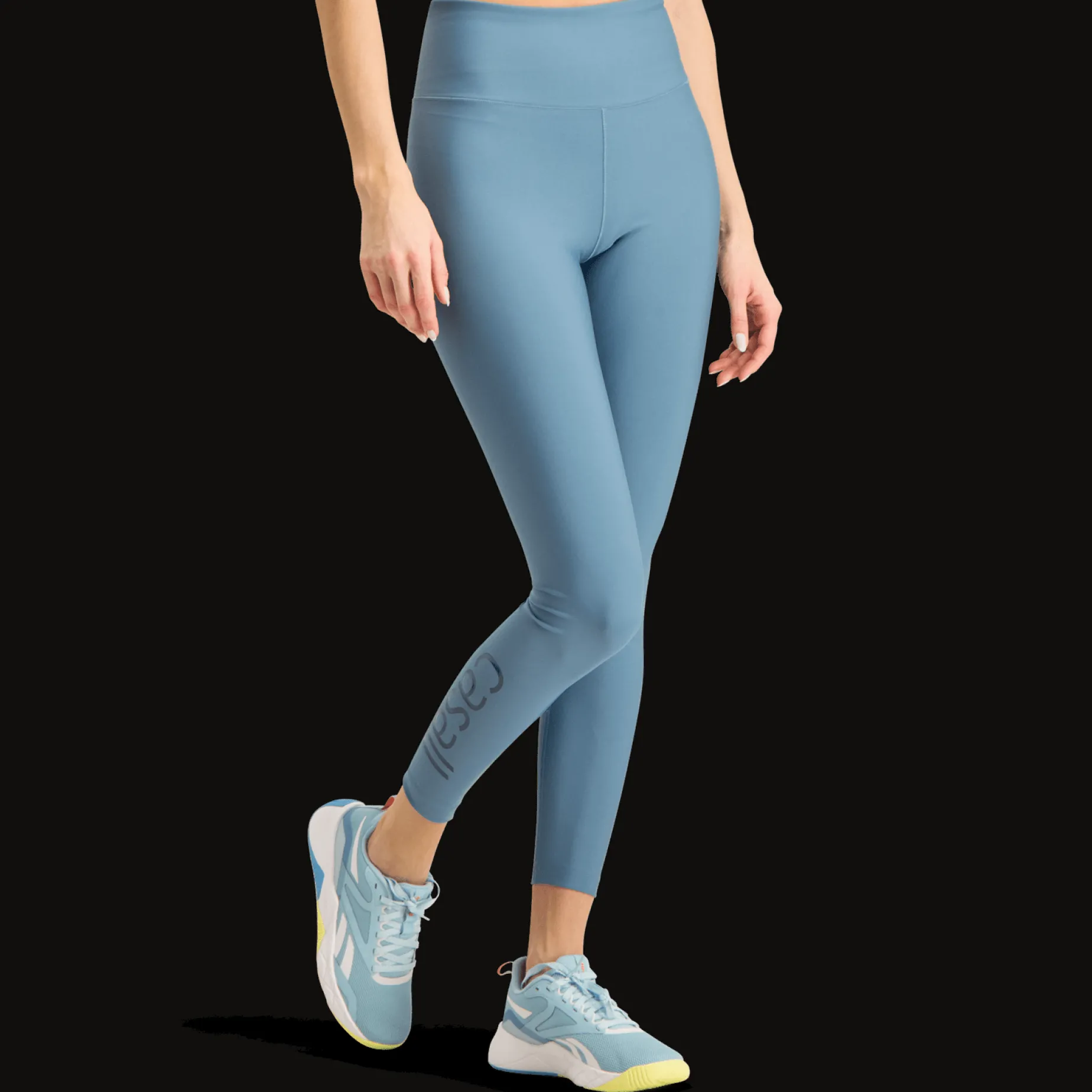 Graphic High Waist Tights, Traningstights Dam
