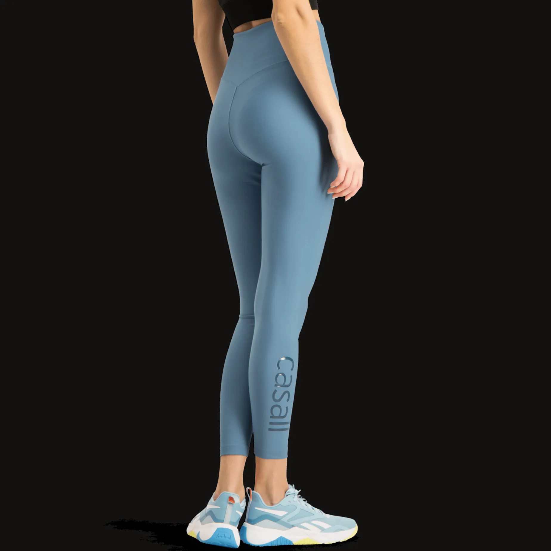 Graphic High Waist Tights, Traningstights Dam