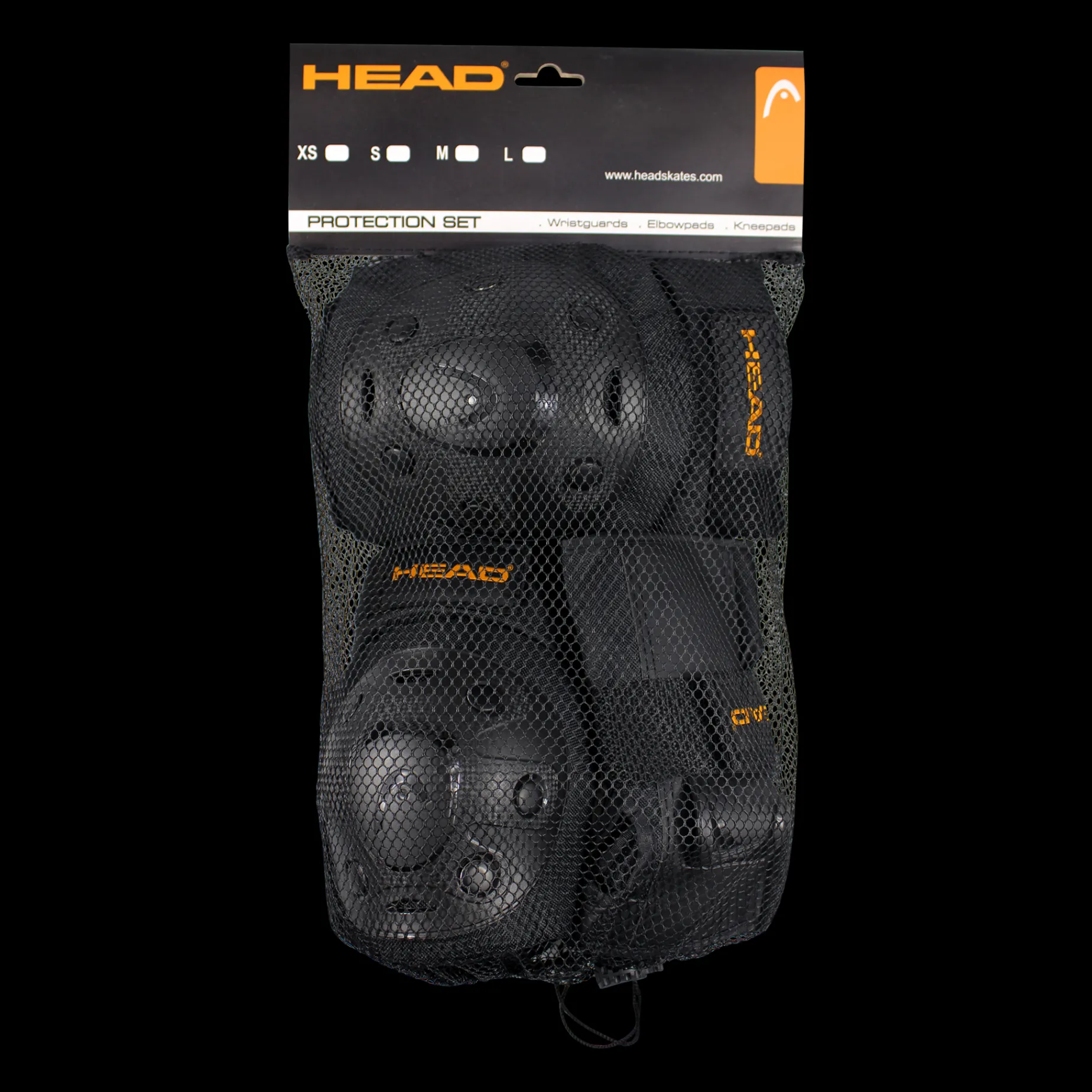 Head Adult Protection Set Blk -23/24, Skyddssats Inline Vuxen