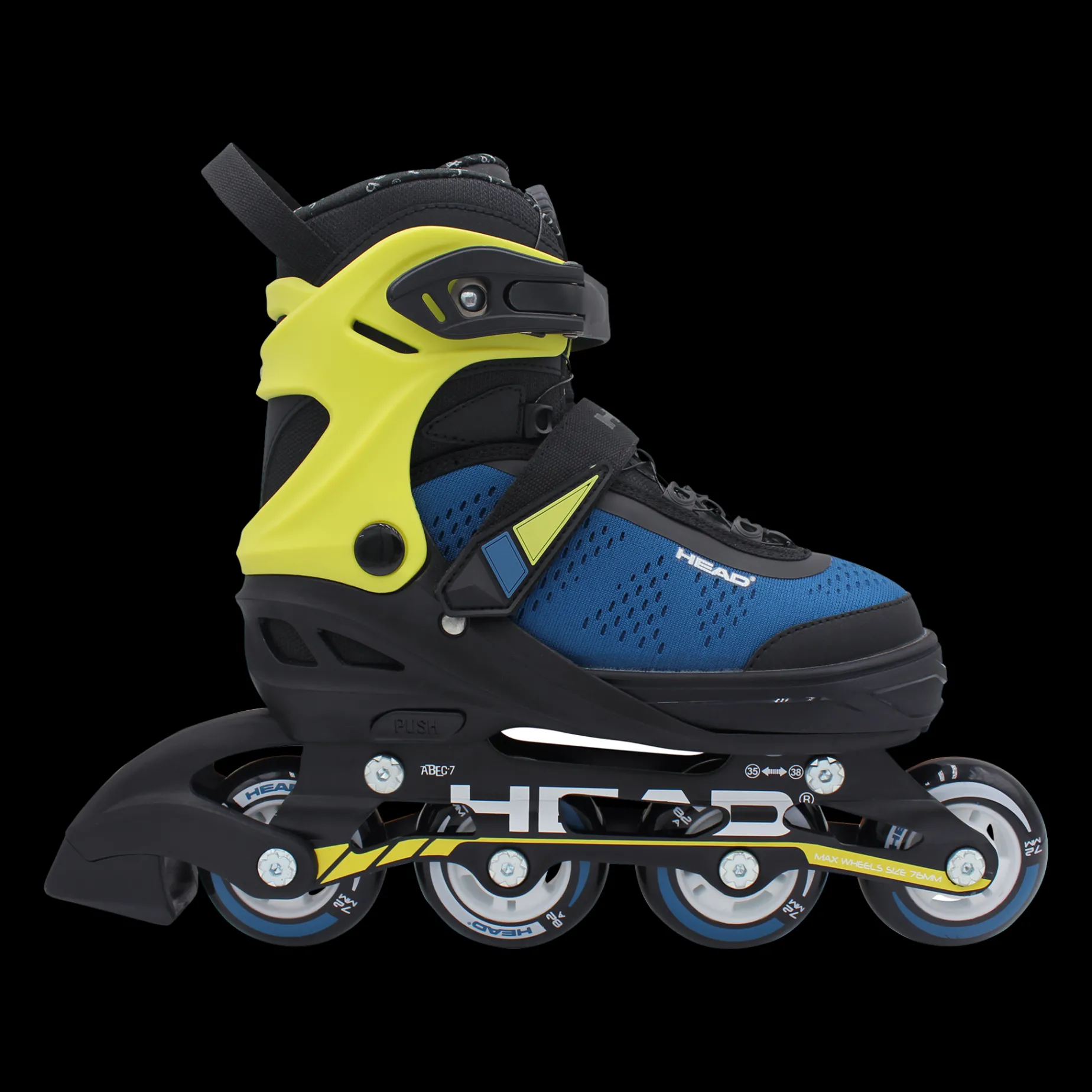 Head Essence 70 Adjustable Inline Skate 23/24, Justerbara Inlines Barn/Junior