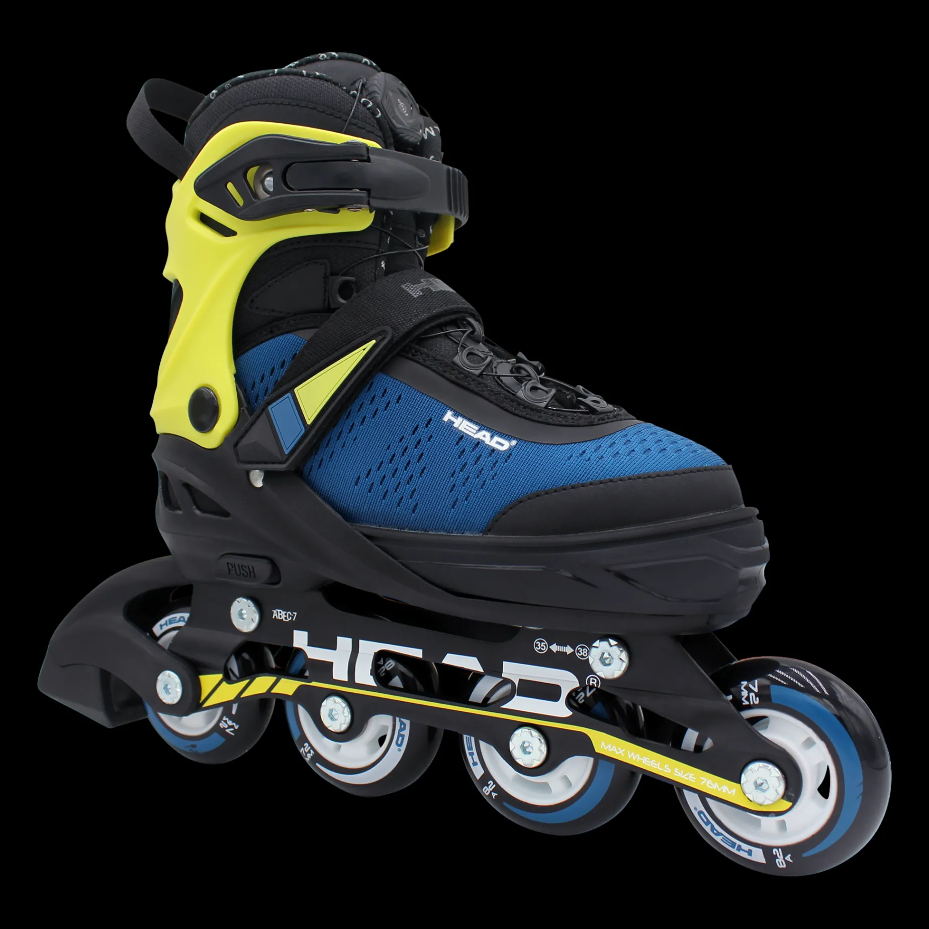 Head Essence 70 Adjustable Inline Skate 23/24, Justerbara Inlines Barn/Junior