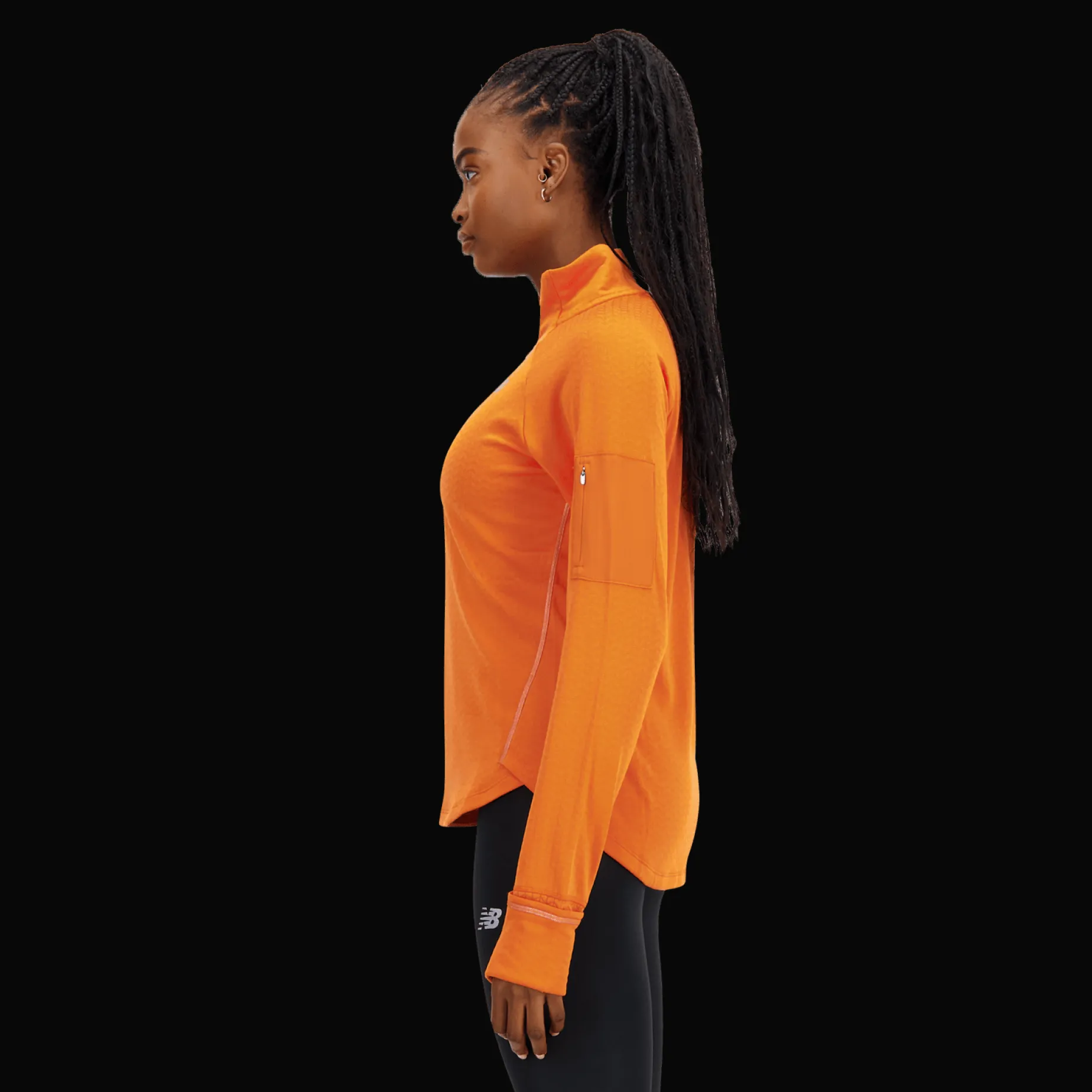 Heat Grid Half Zip, Traningstroja, Dam
