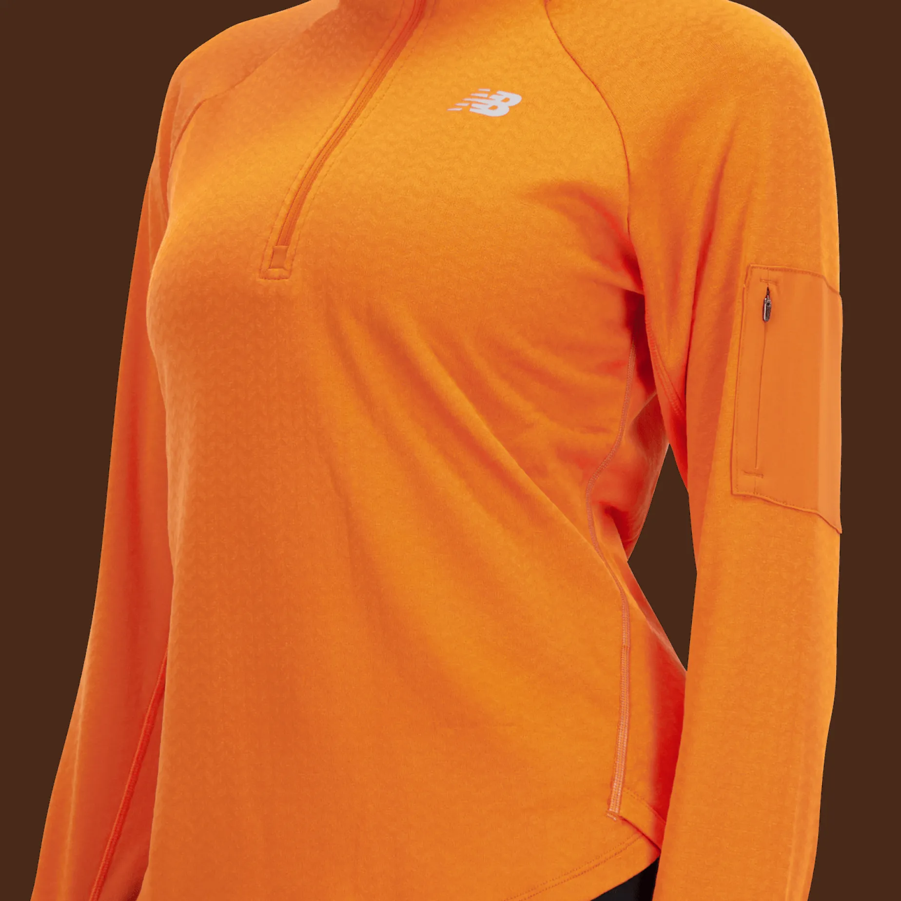 Heat Grid Half Zip, Traningstroja, Dam