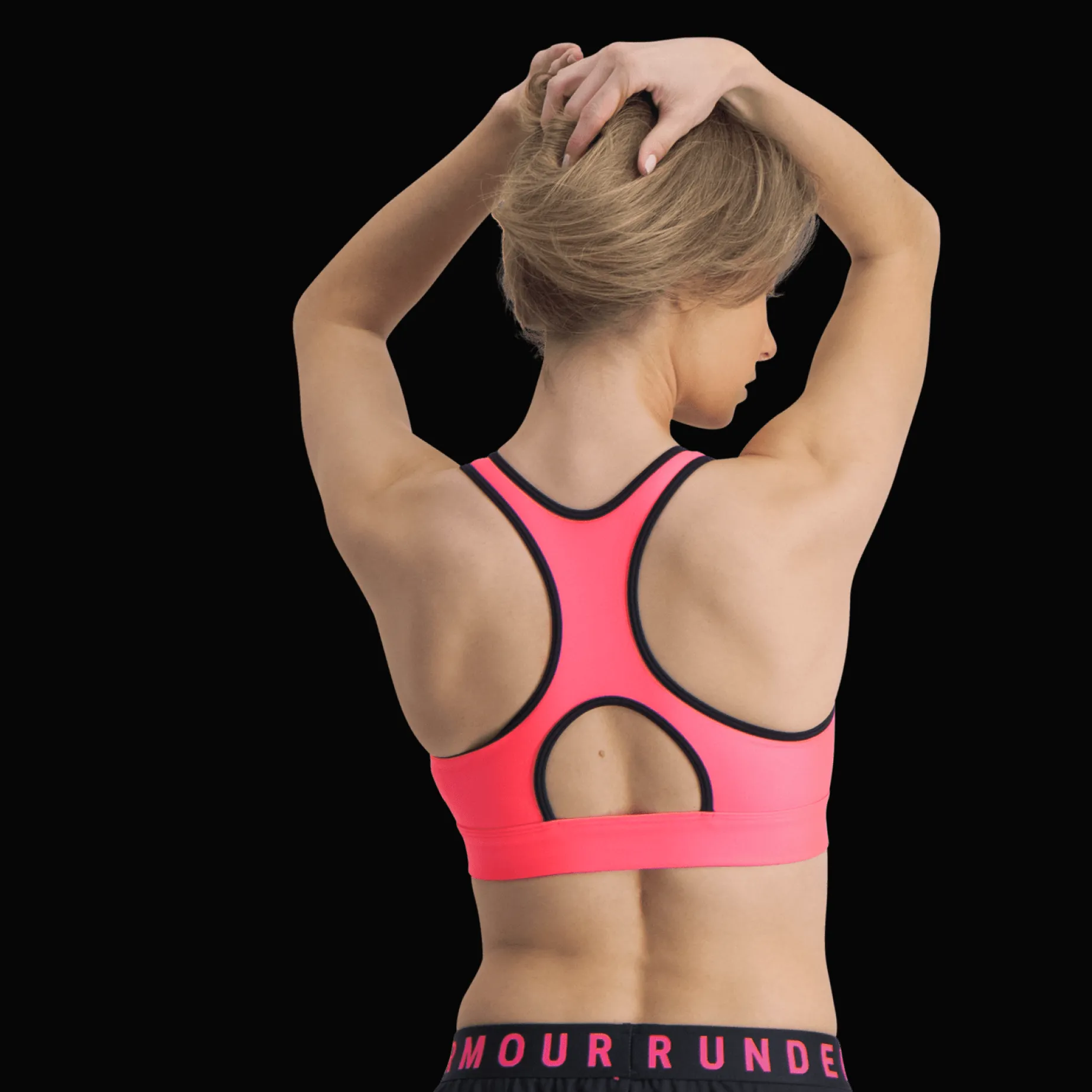 Hg Armour Mid Padless, Sport-Bh, Dam