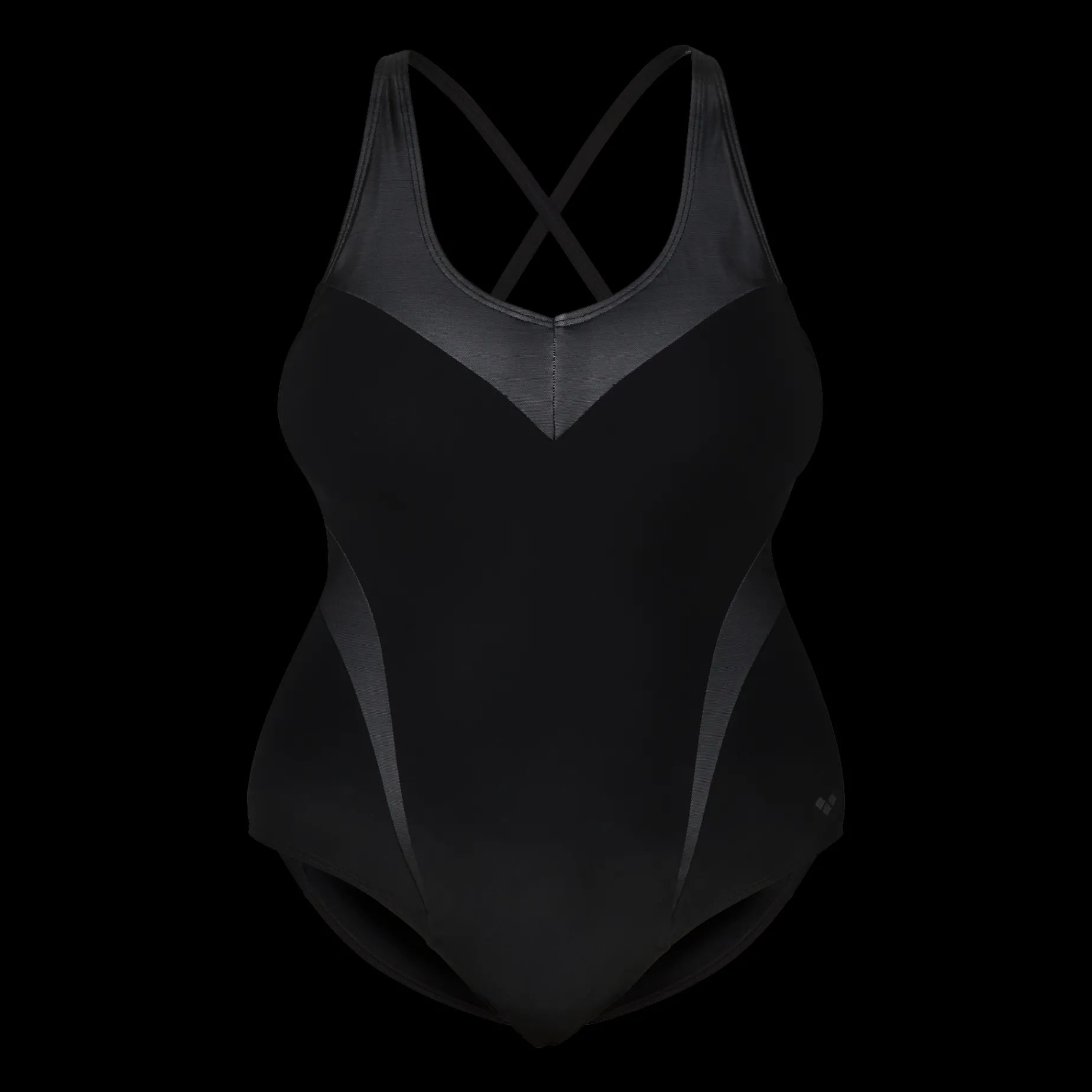 Isabel Light Cross Back One Piece Plus, Baddrakt Dam