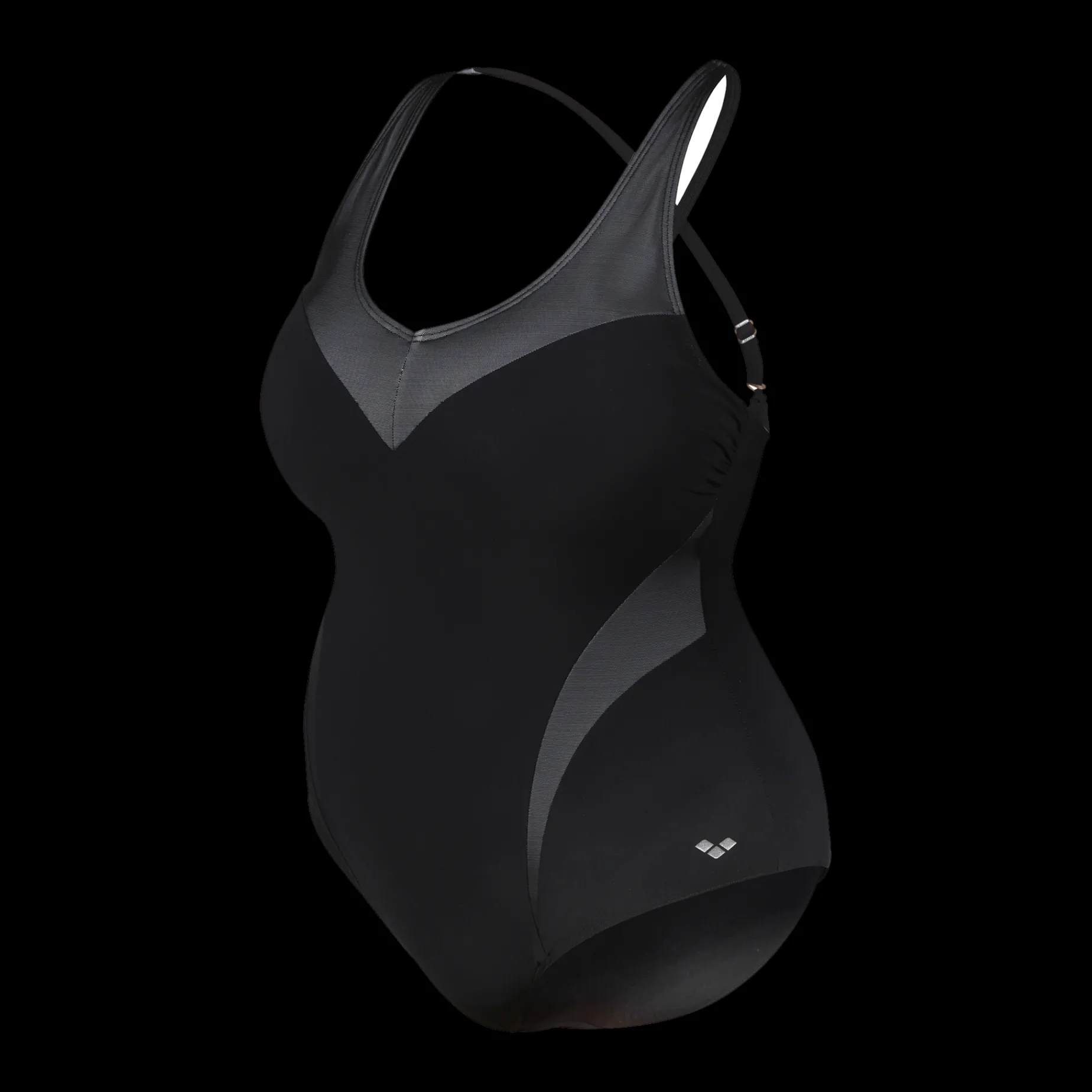 Isabel Light Cross Back One Piece Plus, Baddrakt Dam