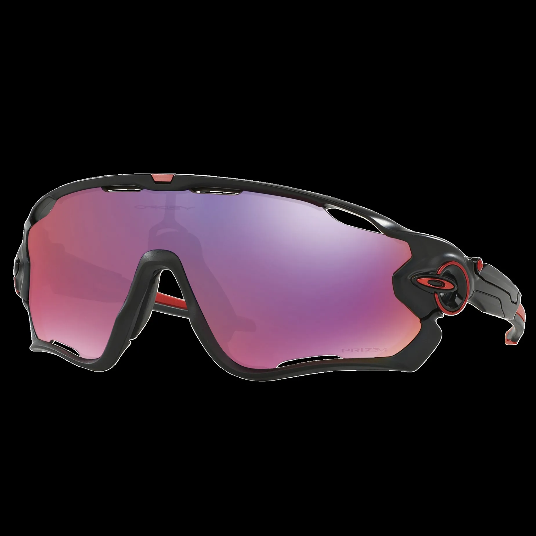 Jawbreaker Matte Black W/ Prizm Road, Glasogon For Landsvag